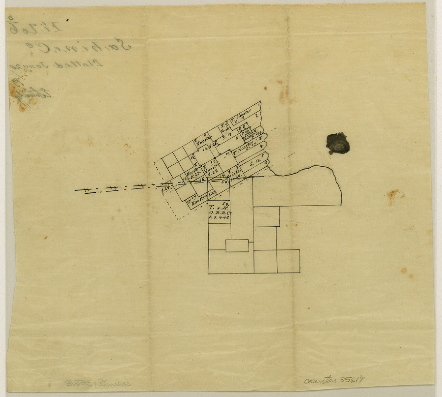 35617, Sabine County Sketch File 6b, General Map Collection