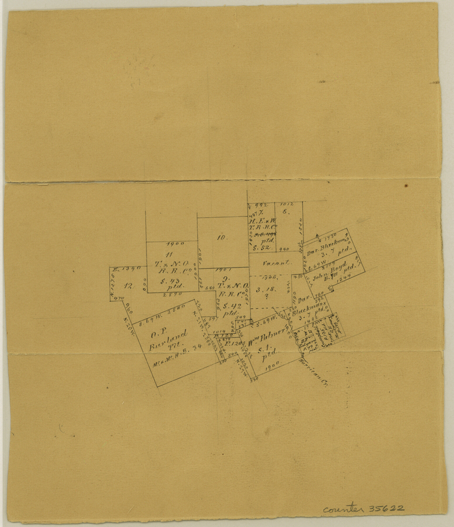 35622, Sabine County Sketch File 8, General Map Collection