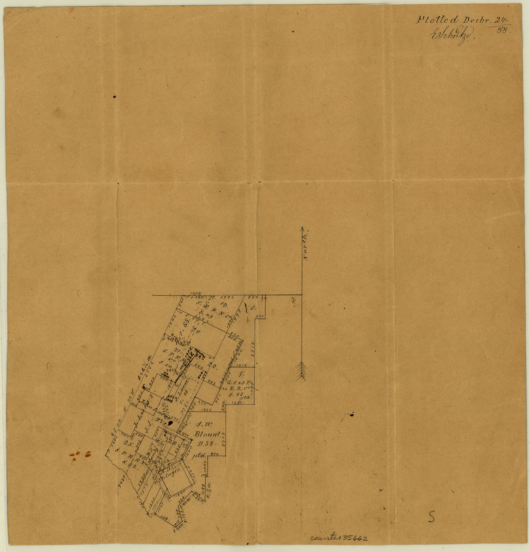 35662, San Augustine County Sketch File 14, General Map Collection