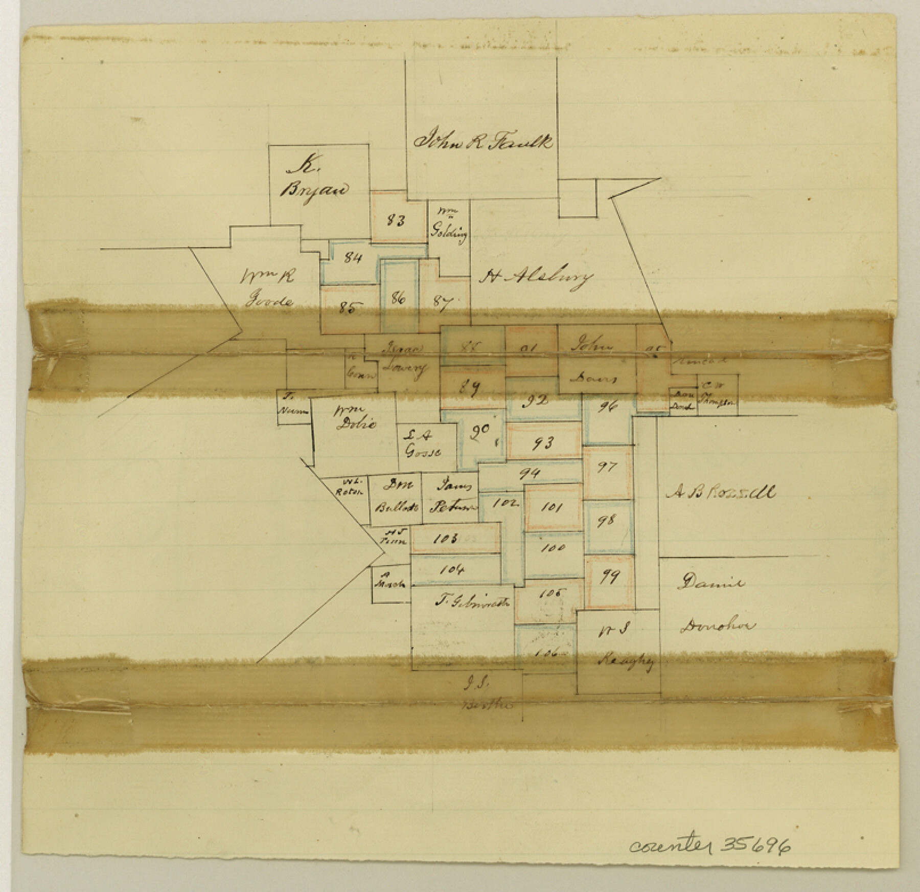 35696, San Jacinto County Sketch File O, General Map Collection