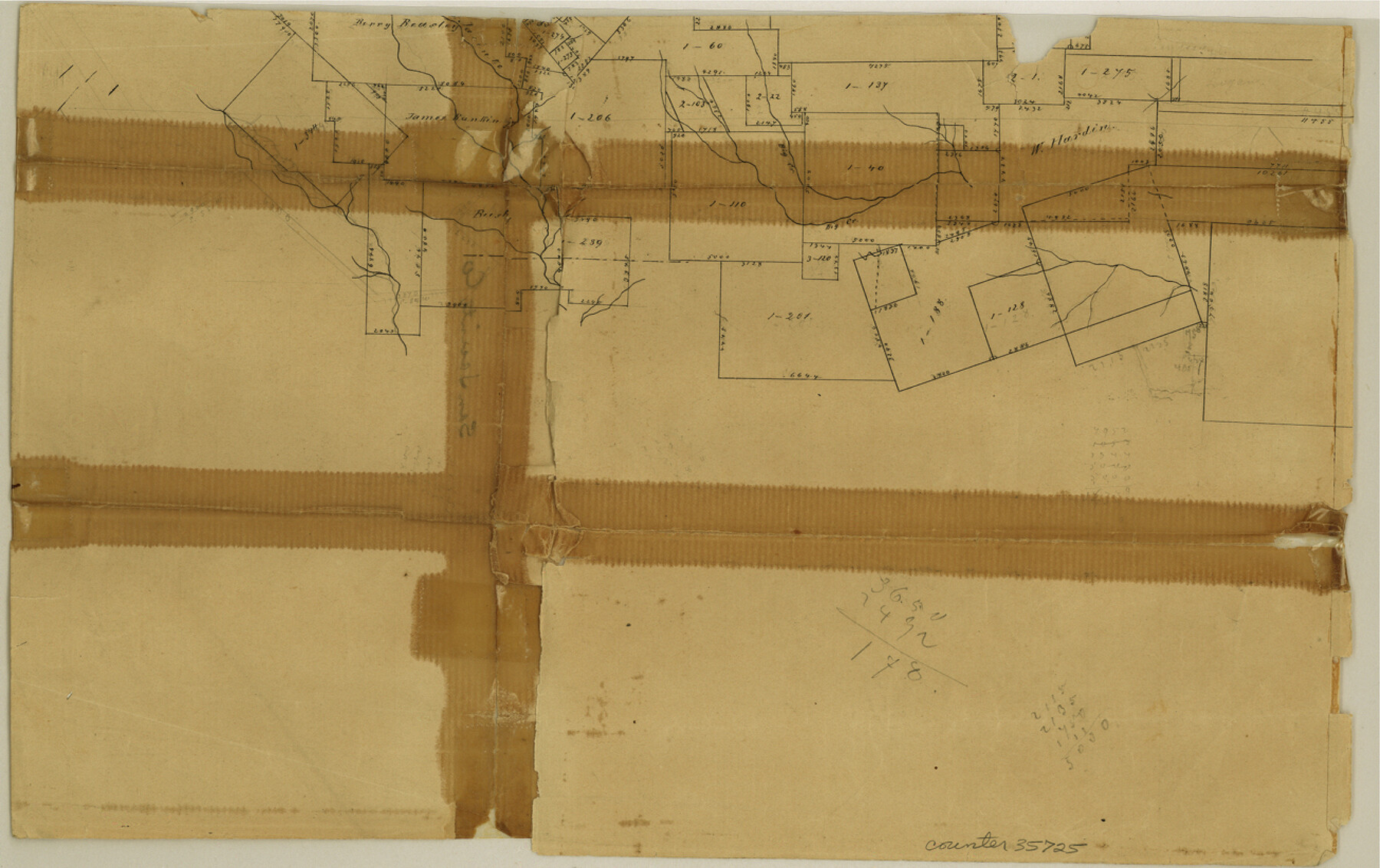 35725, San Jacinto County Sketch File 13a, General Map Collection