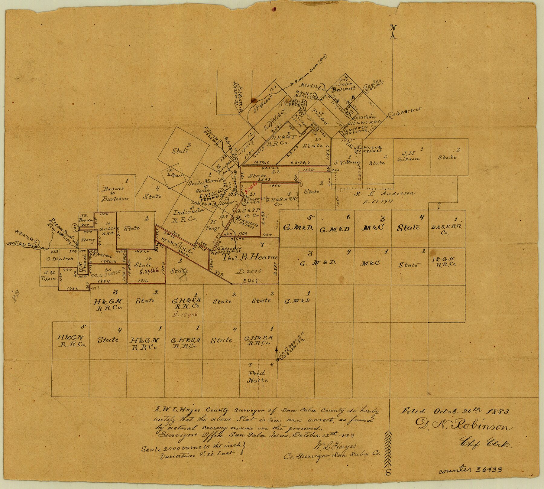 36433, San Saba County Sketch File 9, General Map Collection