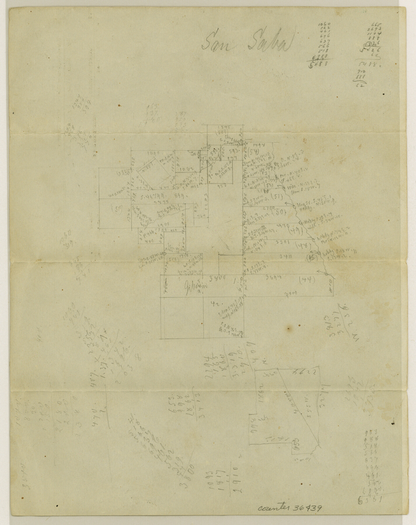 36439, San Saba County Sketch File 12, General Map Collection