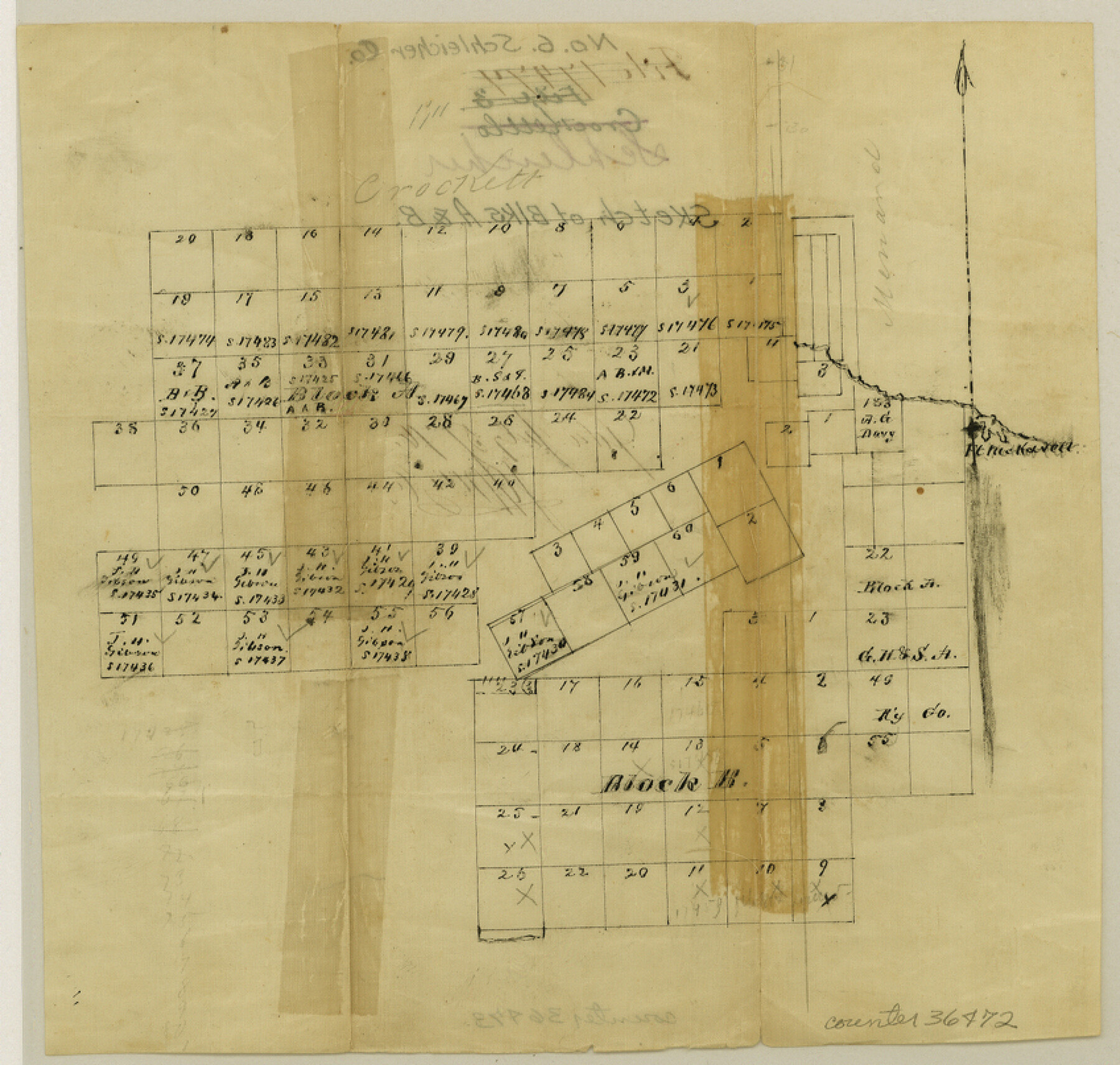 36472, Schleicher County Sketch File 6, General Map Collection