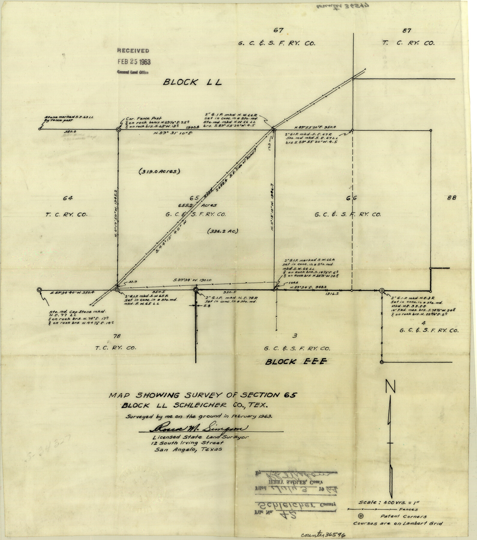 36546, Schleicher County Sketch File 42, General Map Collection