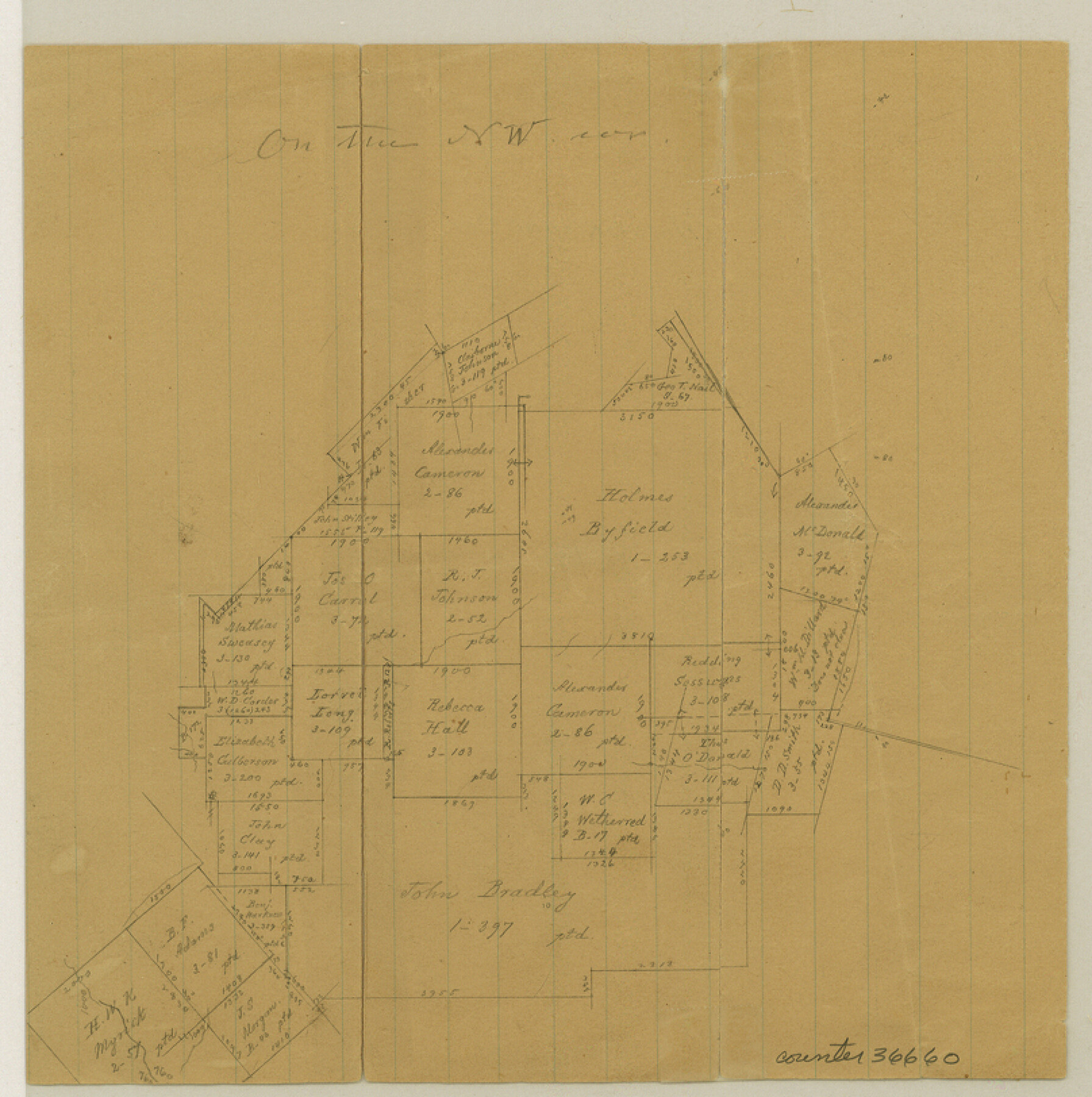 36660, Shelby County Sketch File 26, General Map Collection