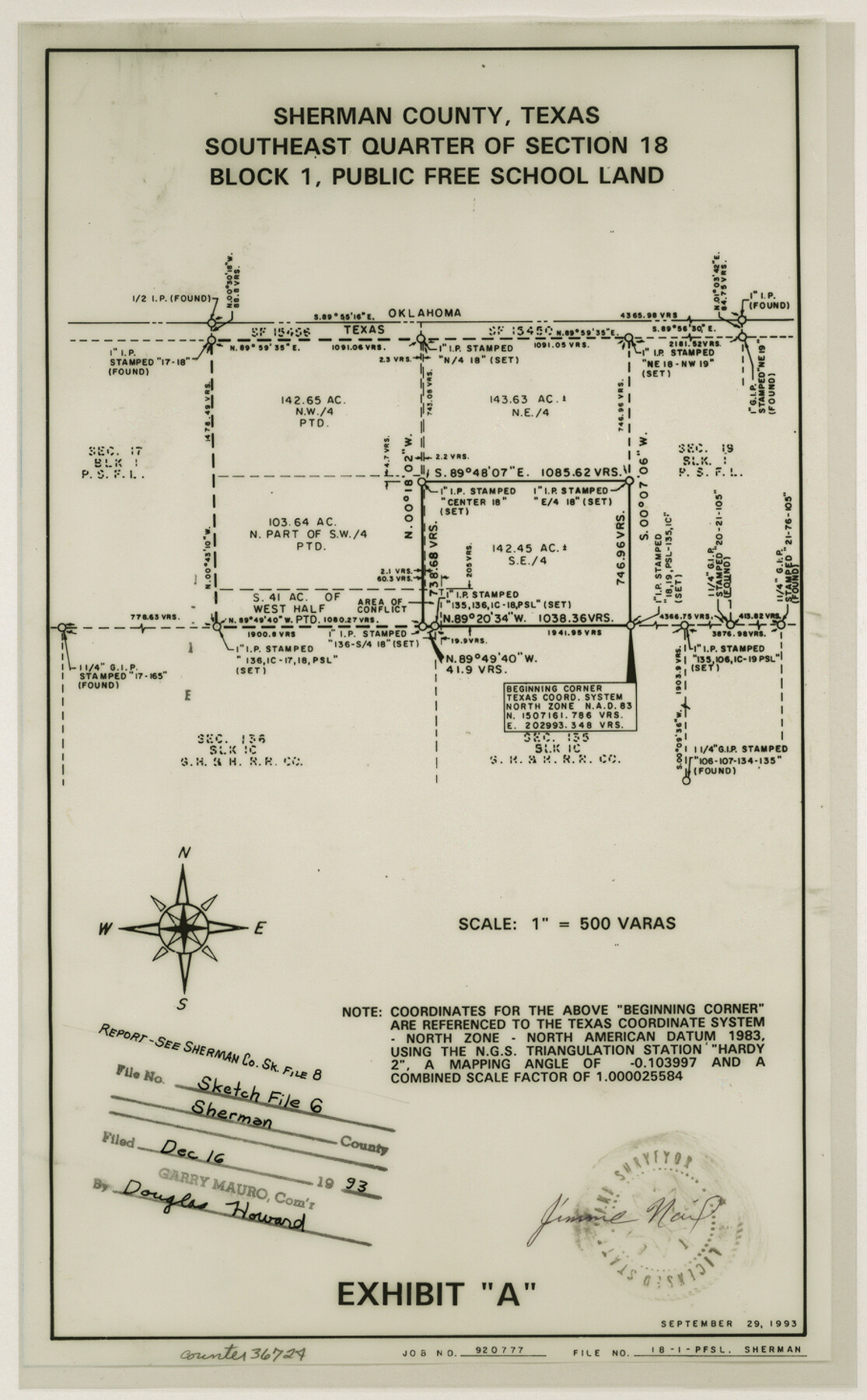 36724, Sherman County Sketch File 6, General Map Collection