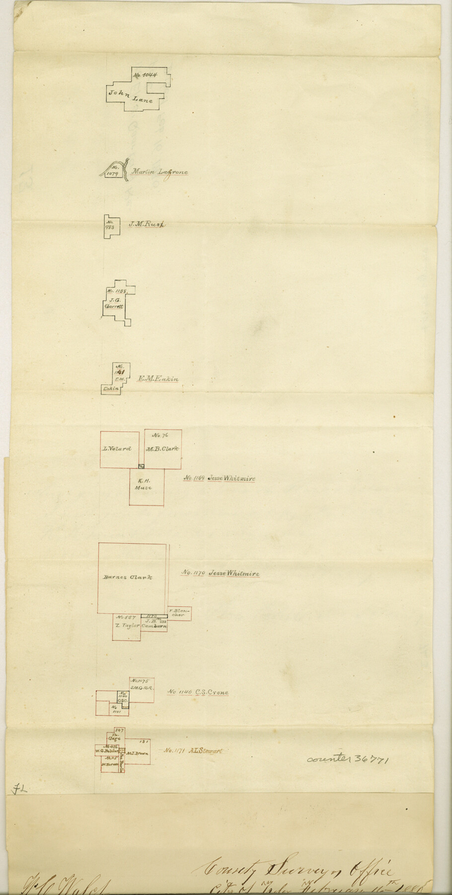 36771, Smith County Sketch File 13, General Map Collection