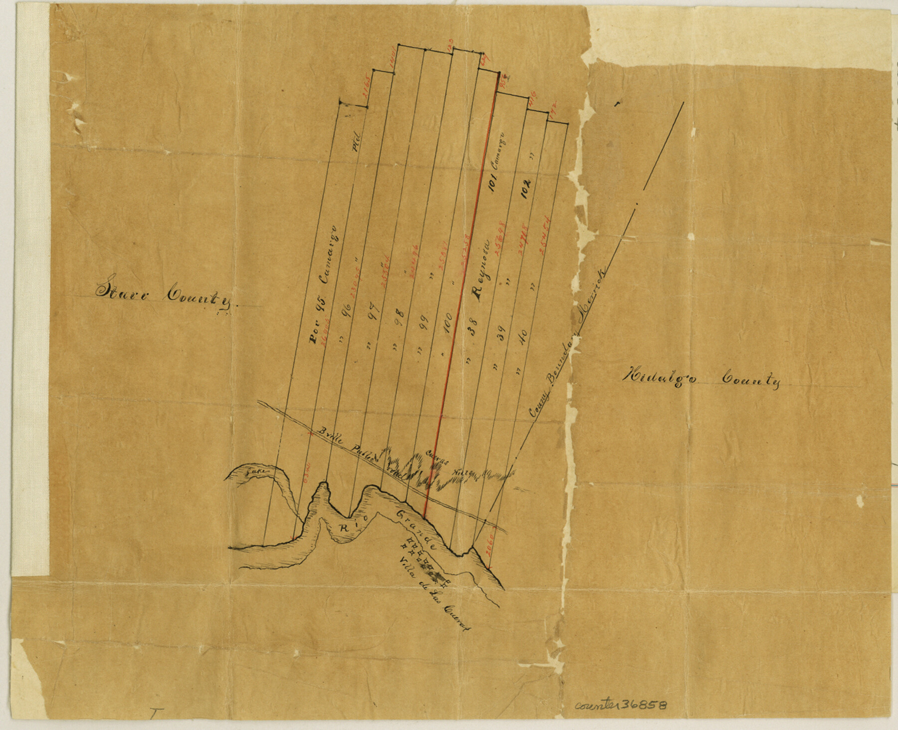 36858, Starr County Sketch File 8, General Map Collection