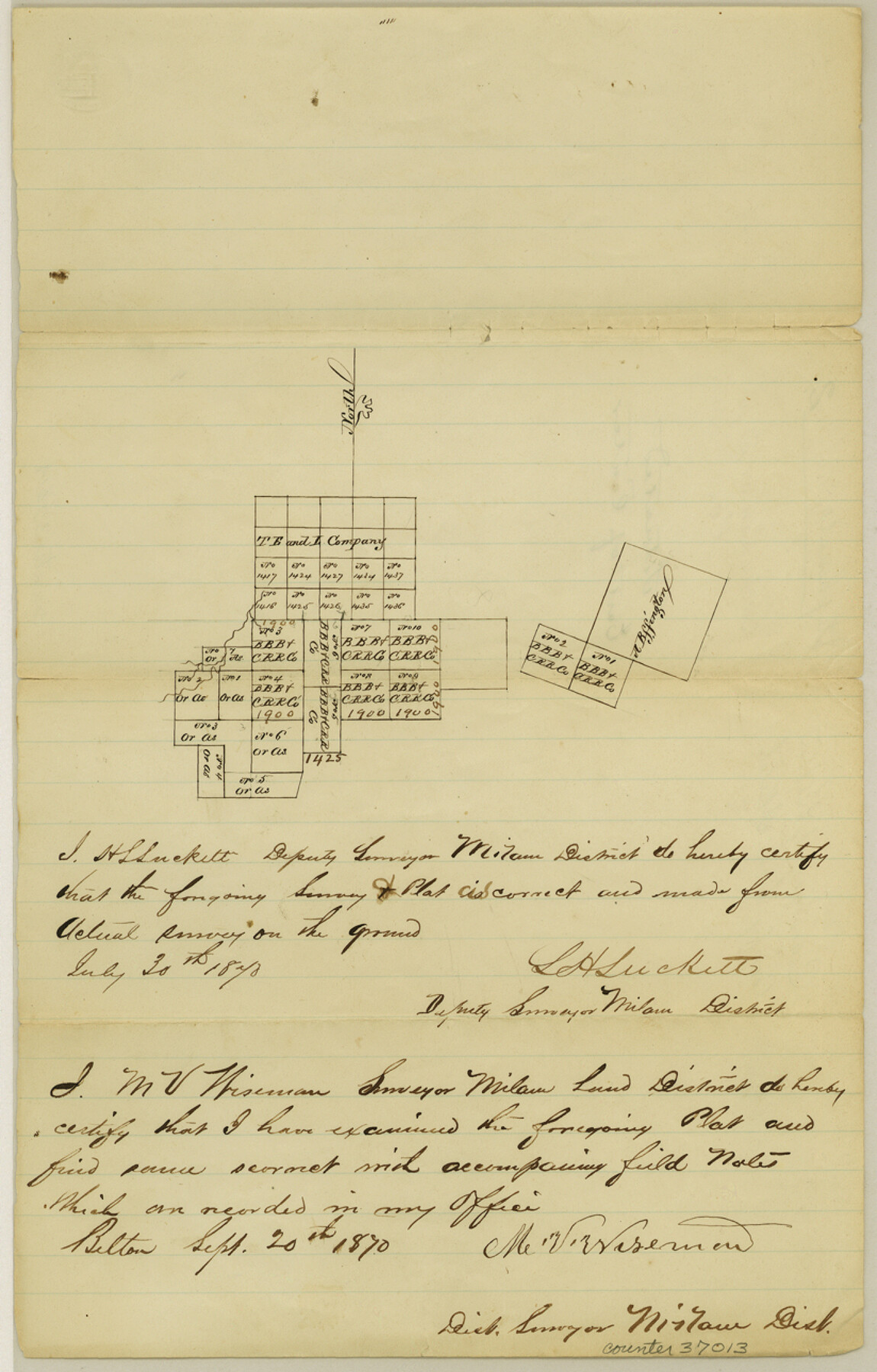 37013, Stephens County Sketch File 2, General Map Collection