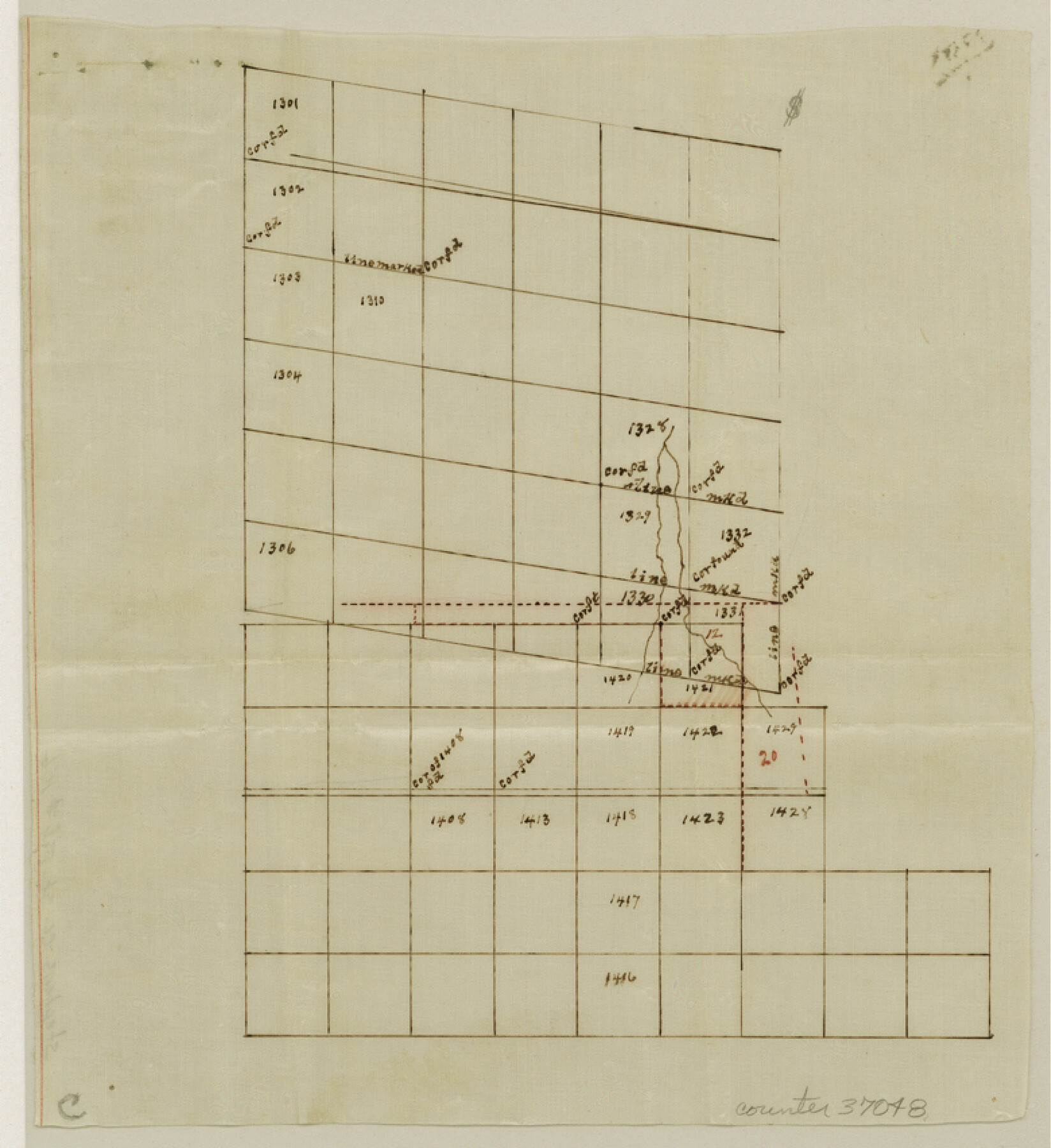 37048, Stephens County Sketch File 10b, General Map Collection