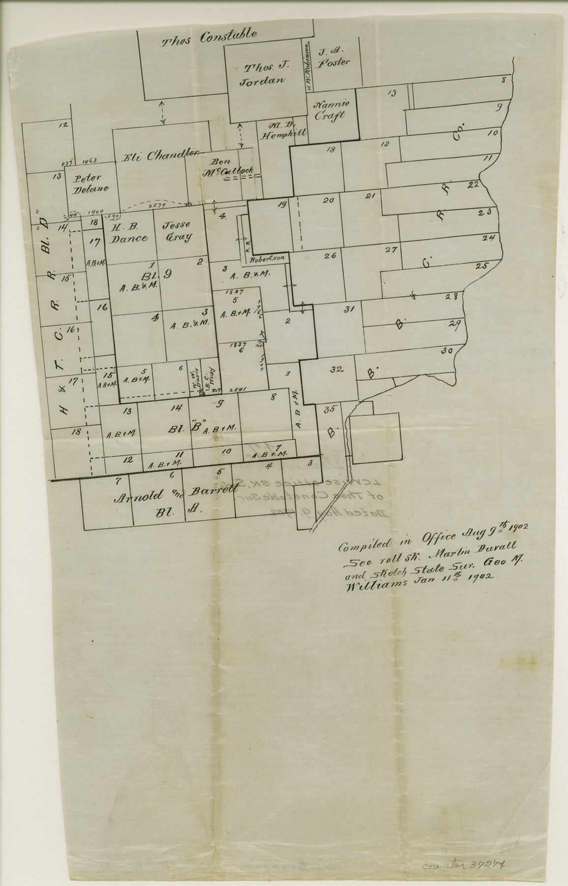 37274, Stonewall County Sketch File 17, General Map Collection