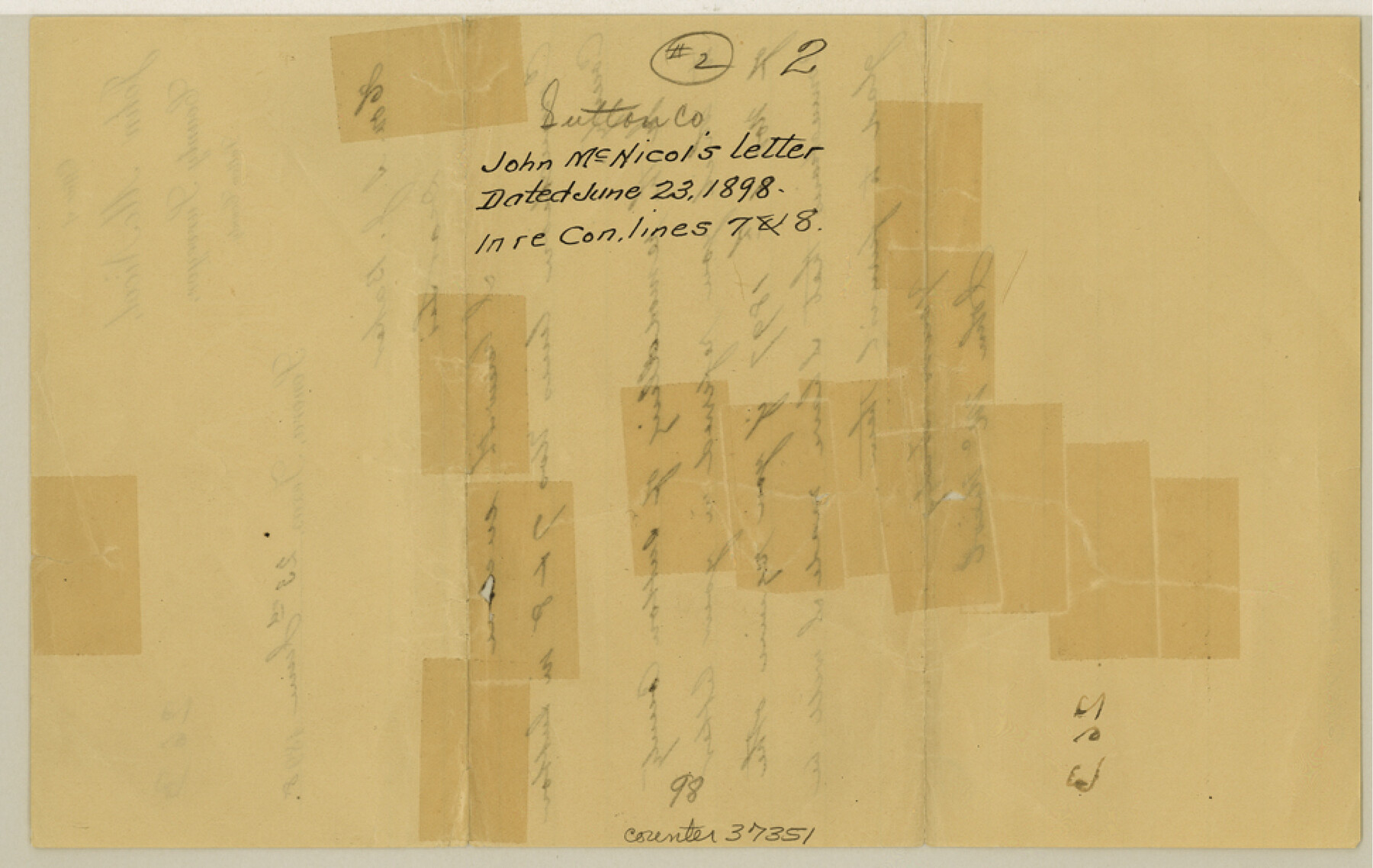 37351, Sutton County Sketch File 2, General Map Collection