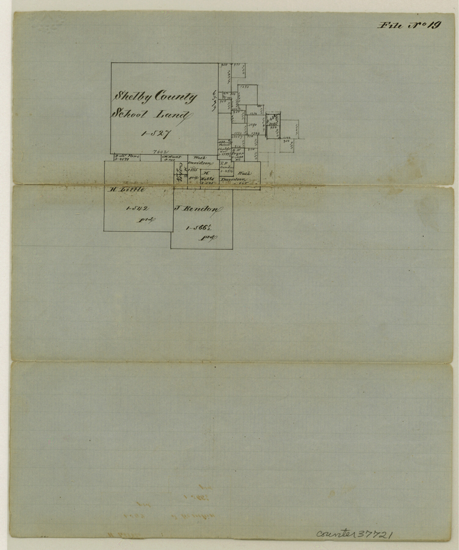 37721, Tarrant County Sketch File 19, General Map Collection
