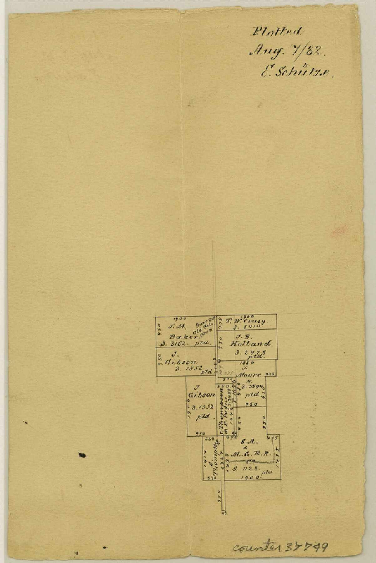 37749, Tarrant County Sketch File 30, General Map Collection