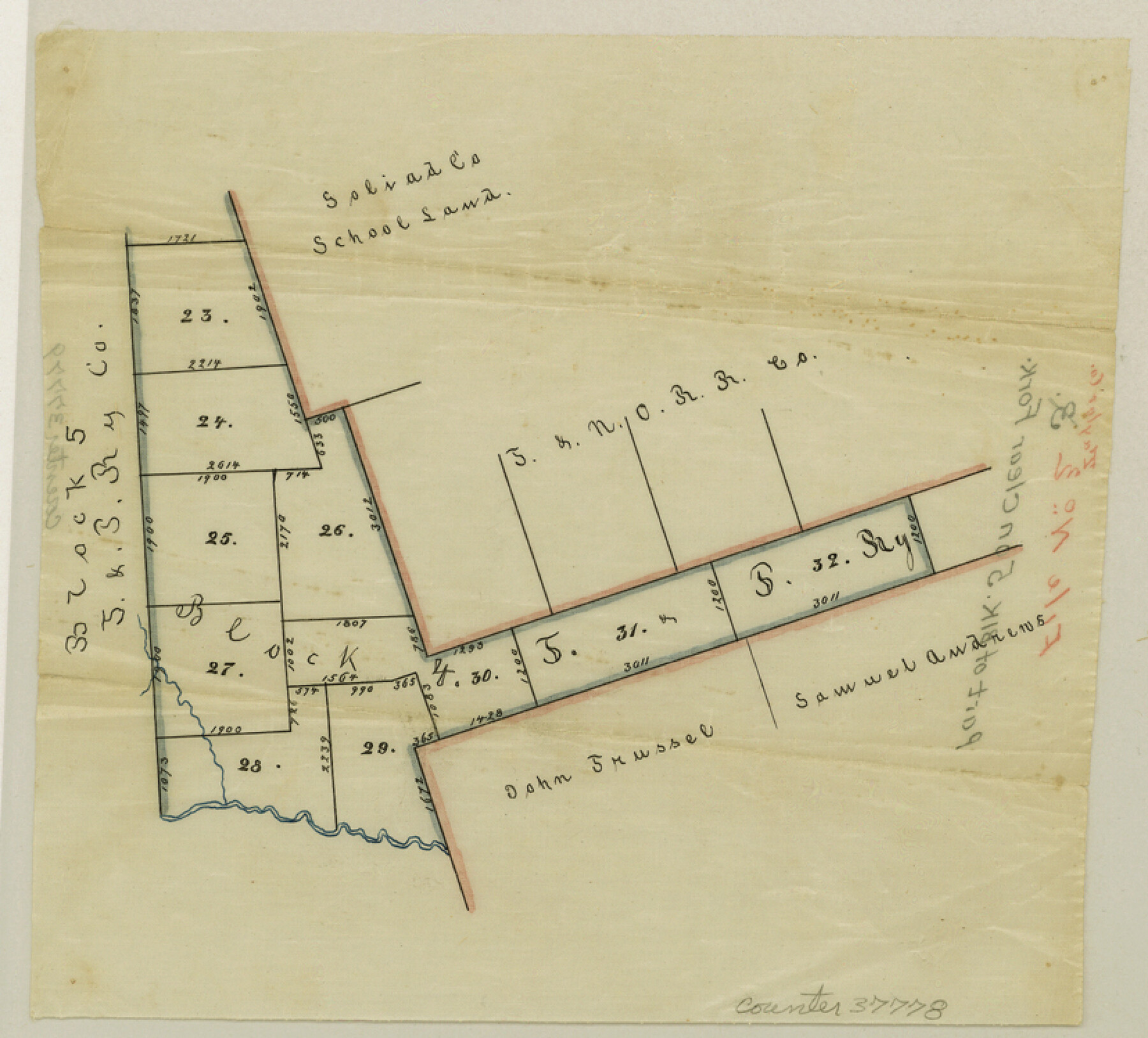 37778, Taylor County Sketch File 3, General Map Collection