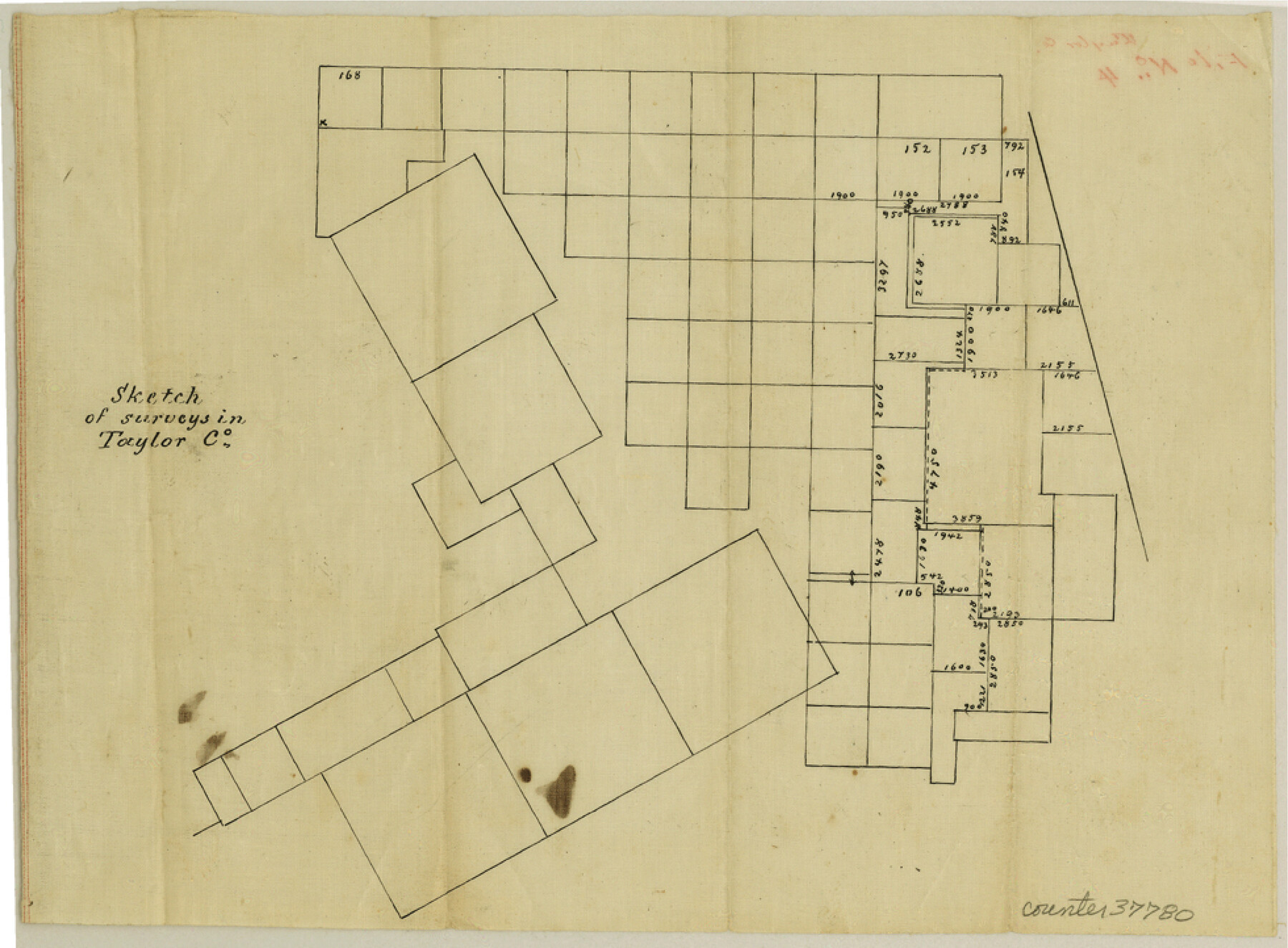 37780, Taylor County Sketch File 4, General Map Collection