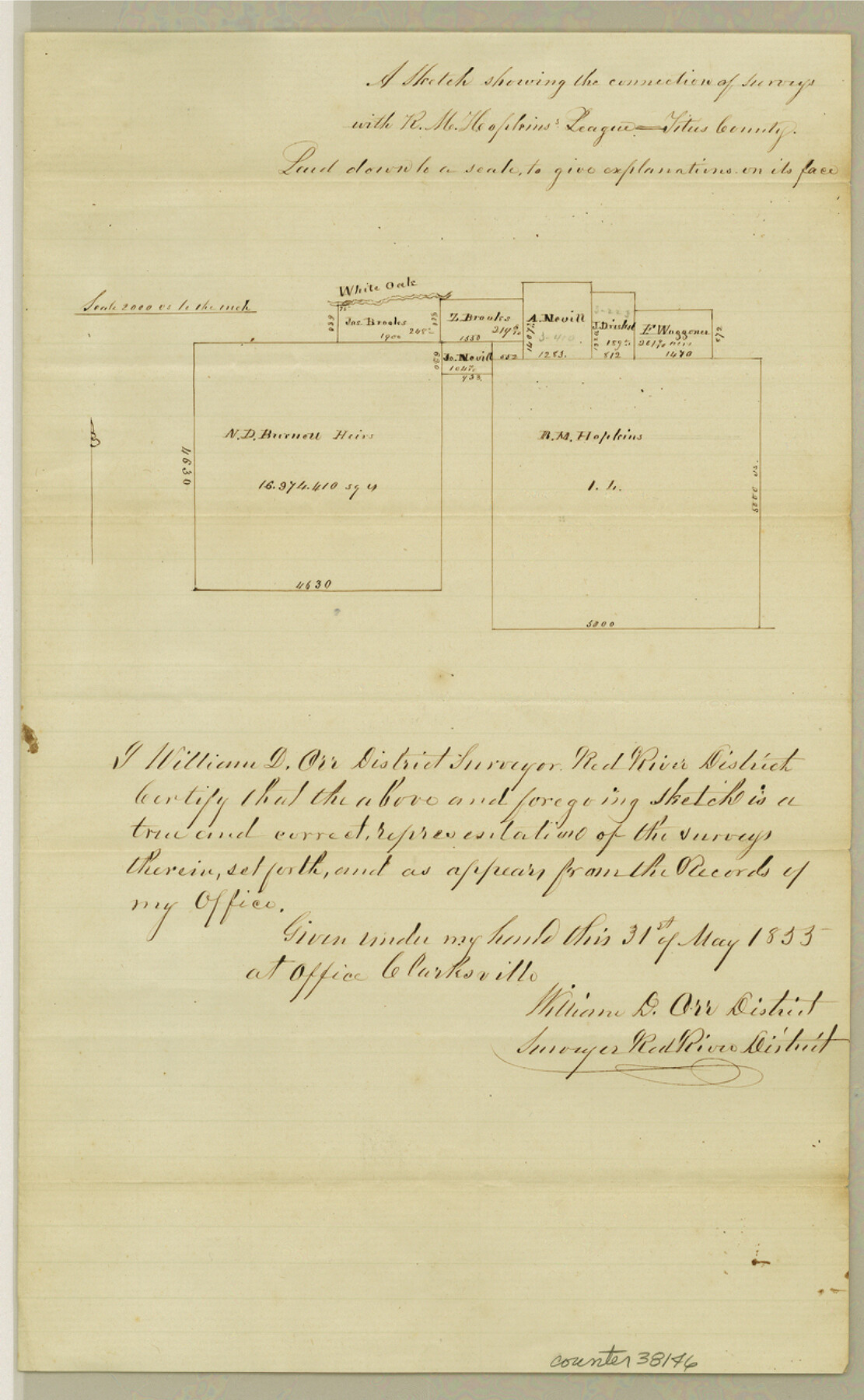 38146, Titus County Sketch File 9, General Map Collection