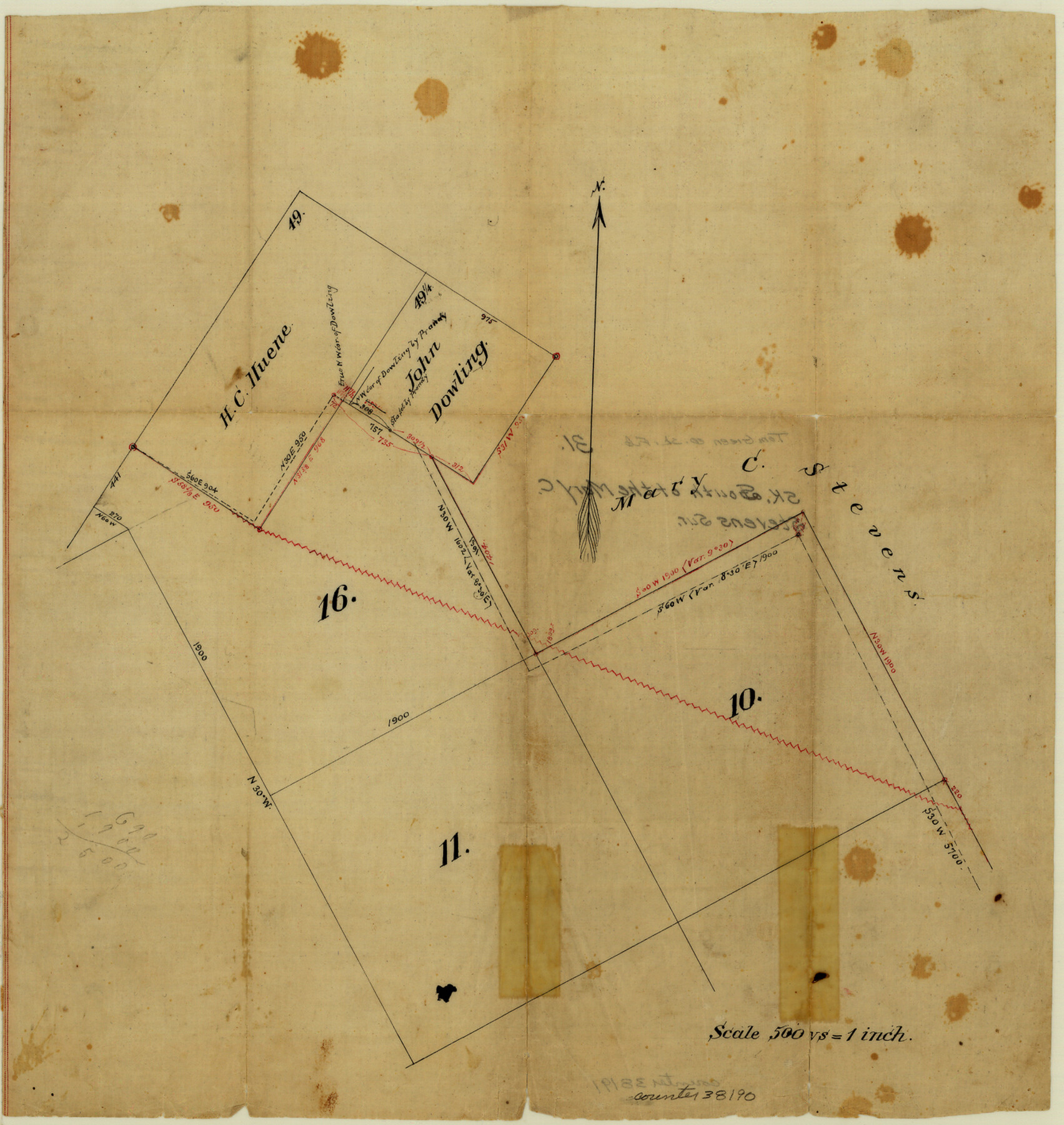 38190, Tom Green County Sketch File 31, General Map Collection