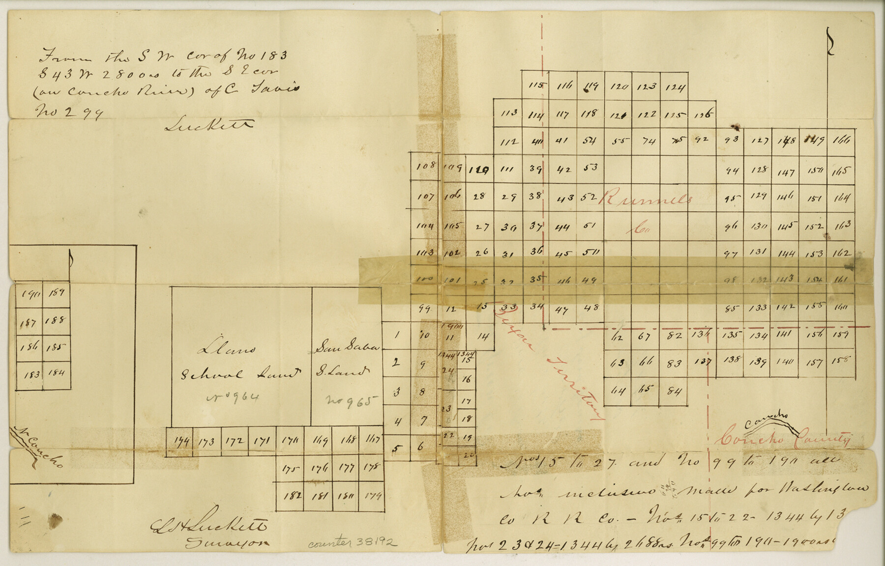 38192, Tom Green County Sketch File 35, General Map Collection