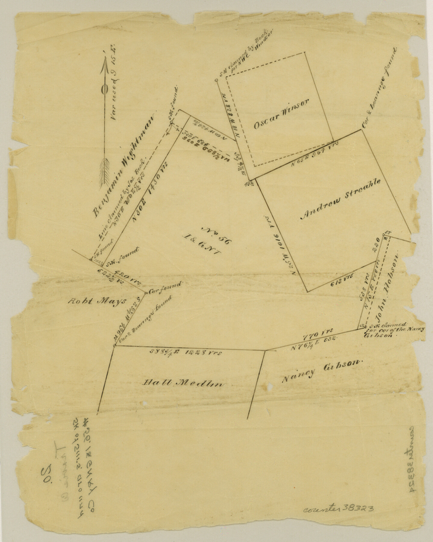 38323, Travis County Sketch File 20, General Map Collection