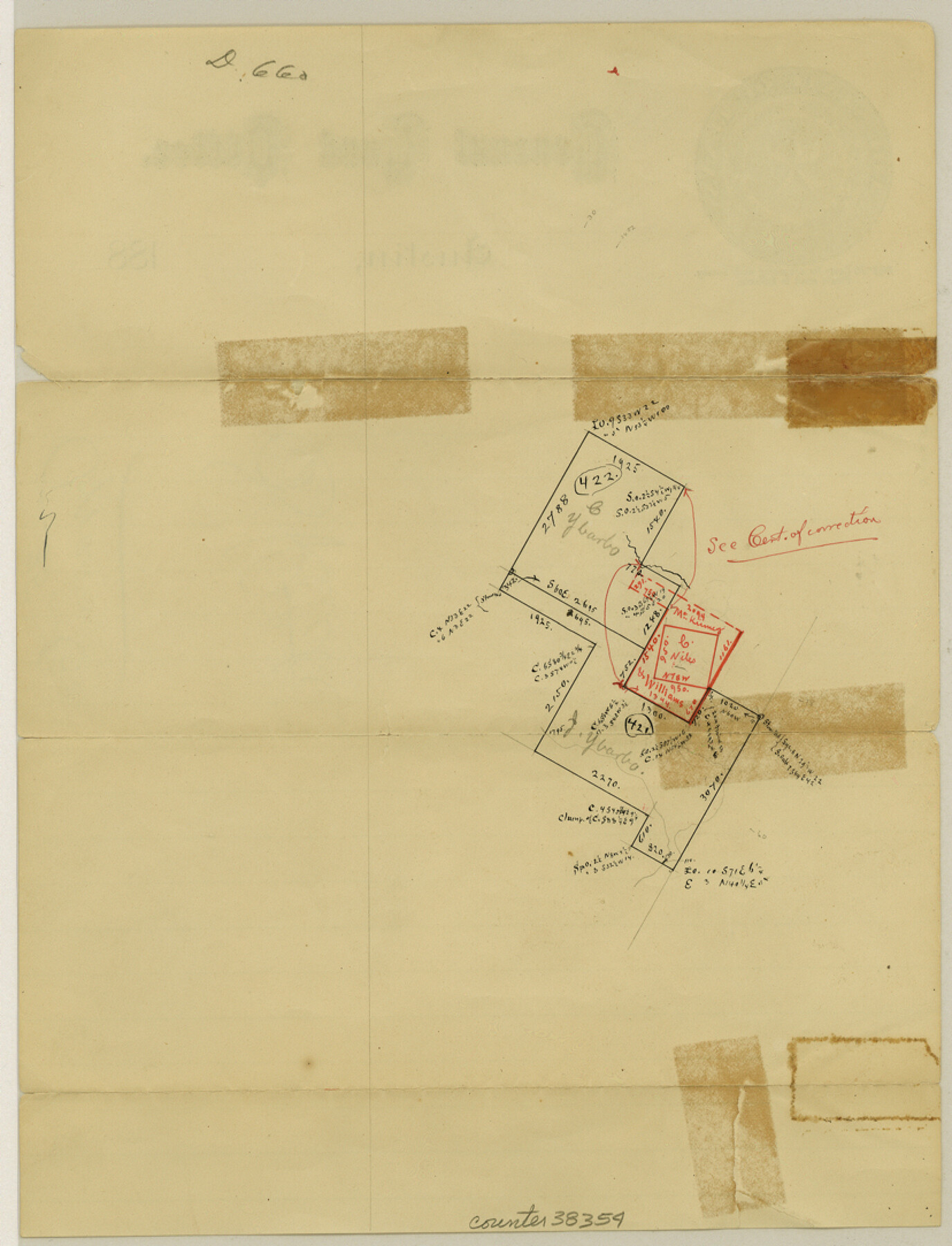 38354, Travis County Sketch File 35, General Map Collection