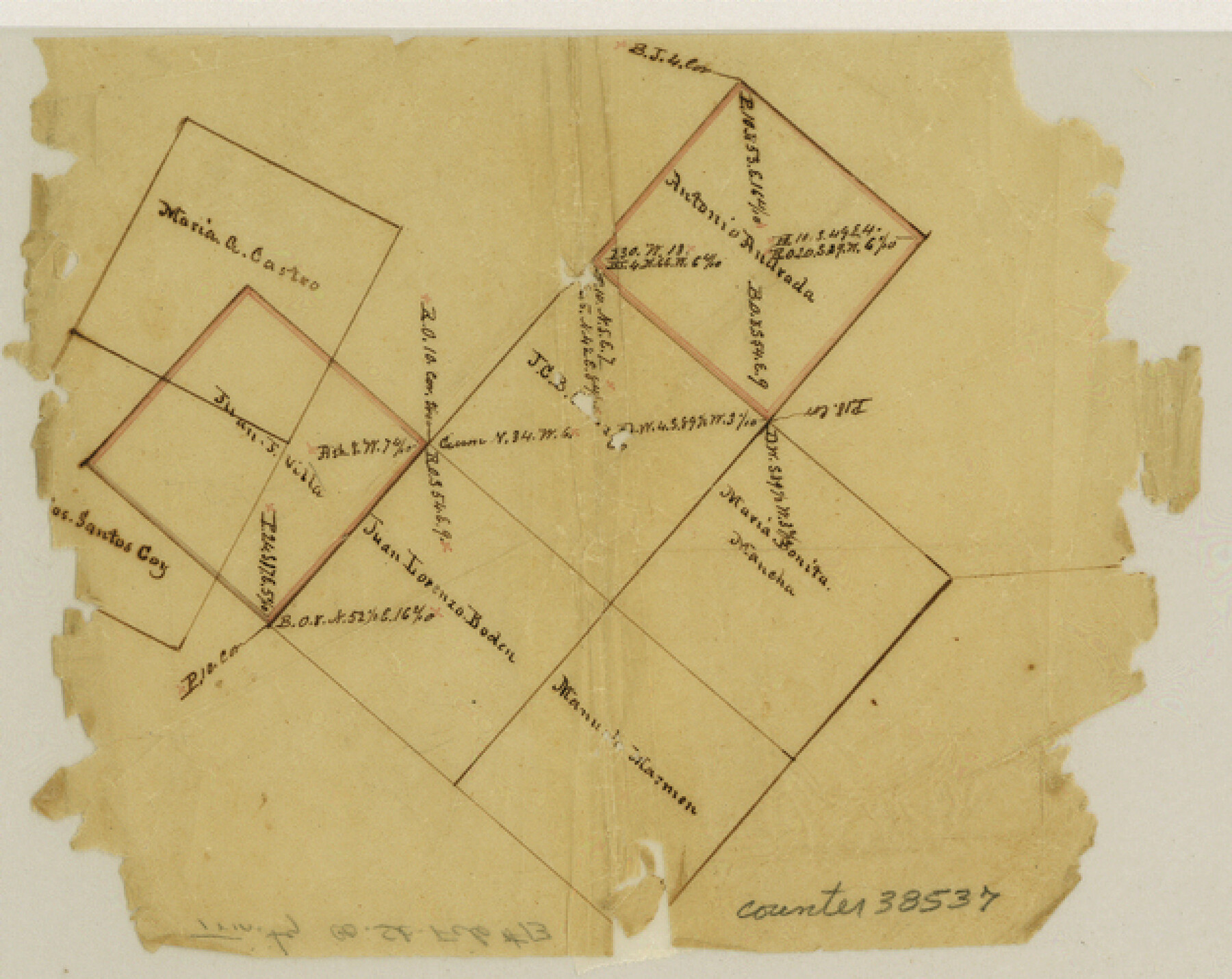 38537, Trinity County Sketch File 13, General Map Collection