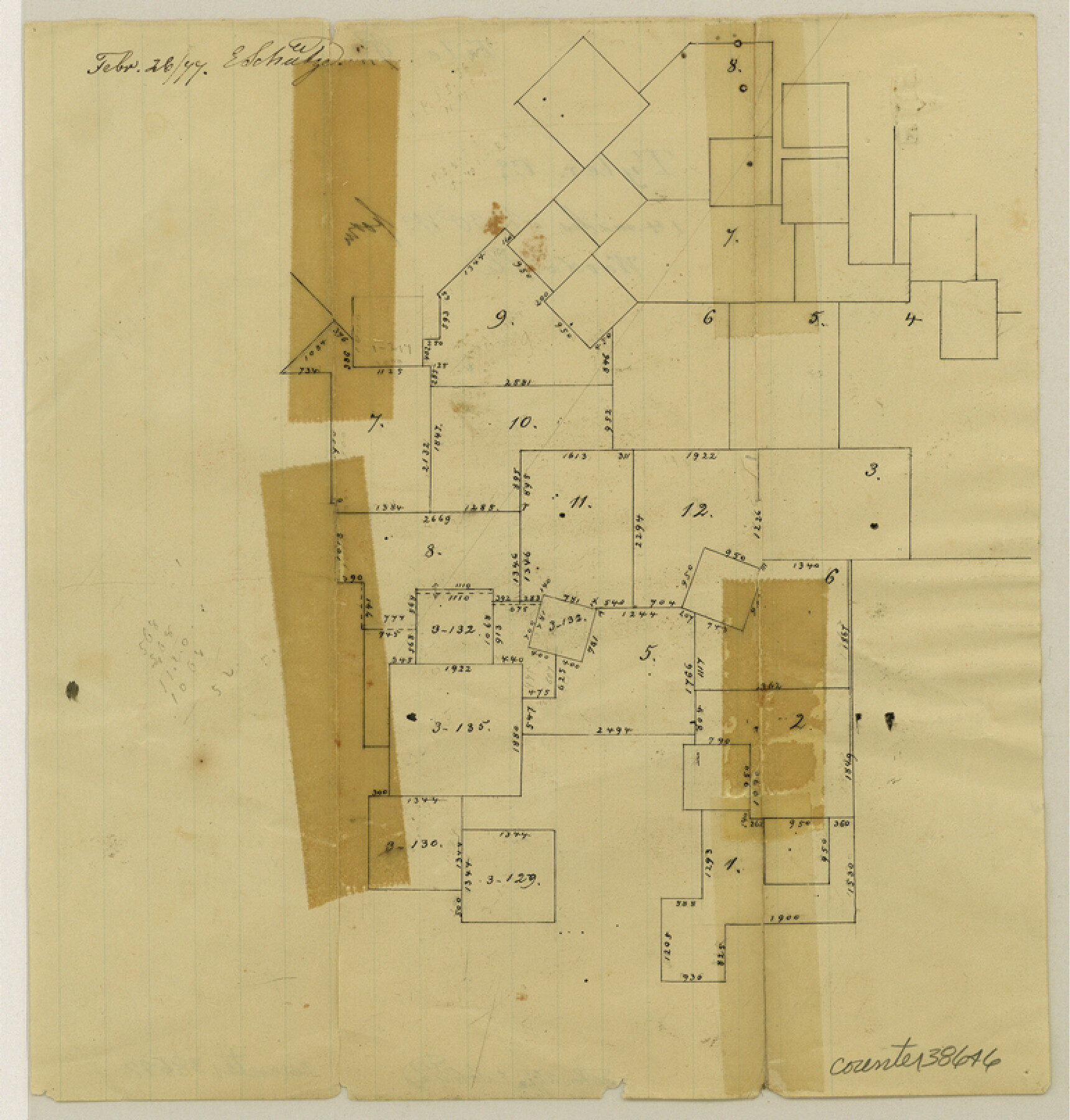 38646, Tyler County Sketch File 9a, General Map Collection