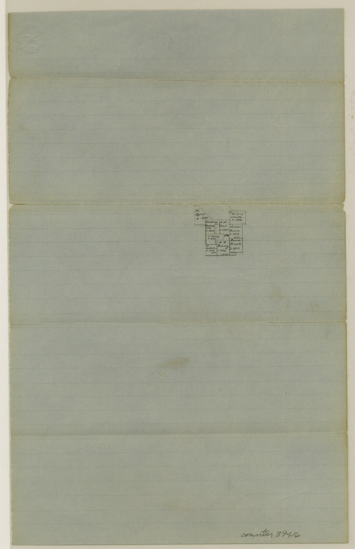 39416, Van Zandt County Sketch File 16b, General Map Collection