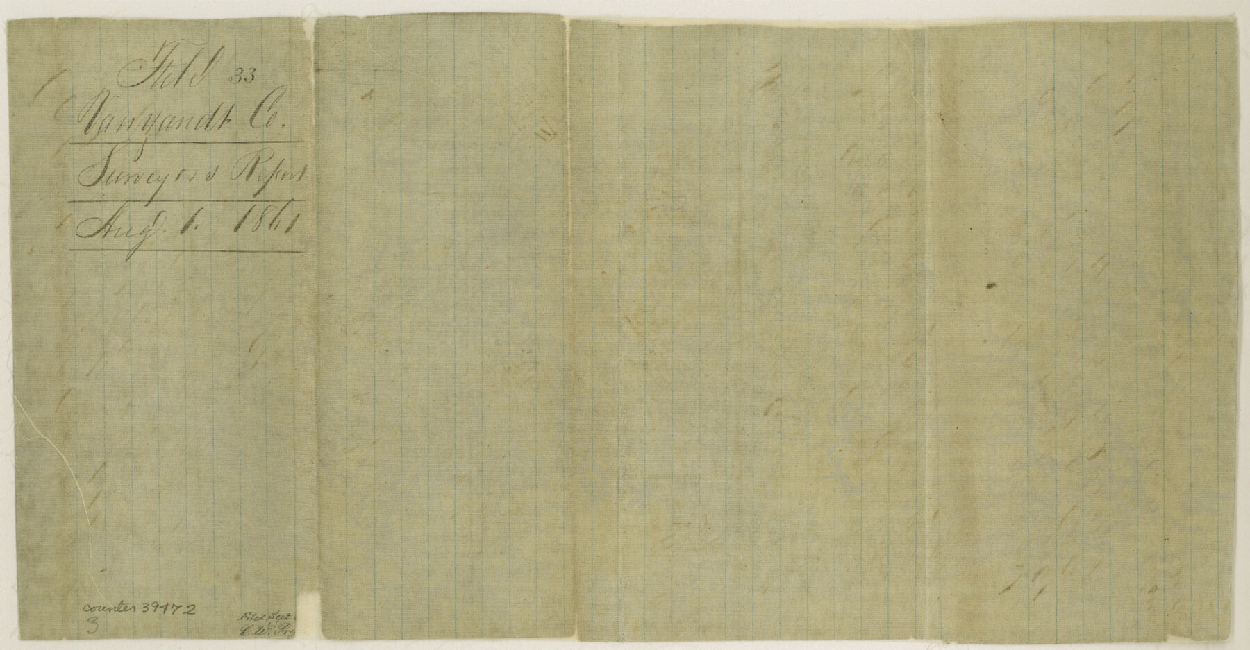 39472, Van Zandt County Sketch File 34, General Map Collection