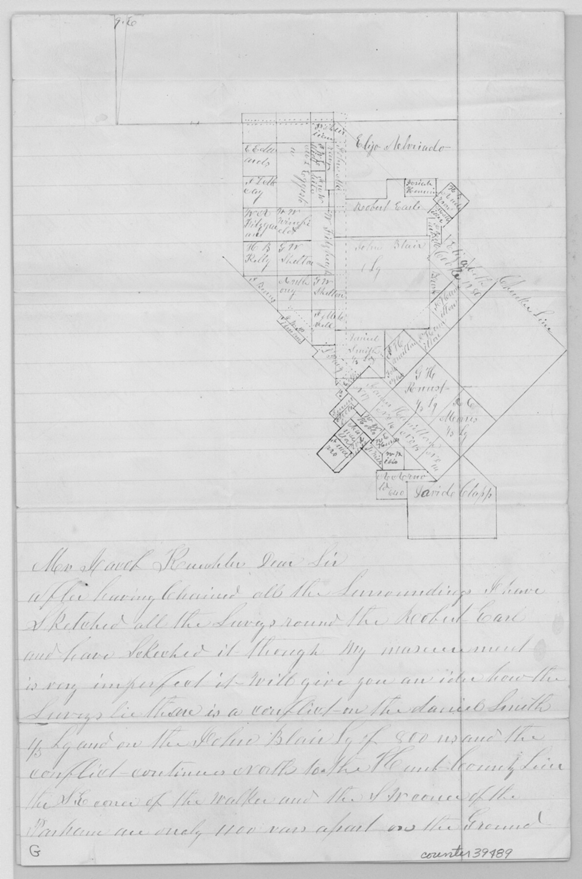 39489, Van Zandt County Sketch File 41, General Map Collection