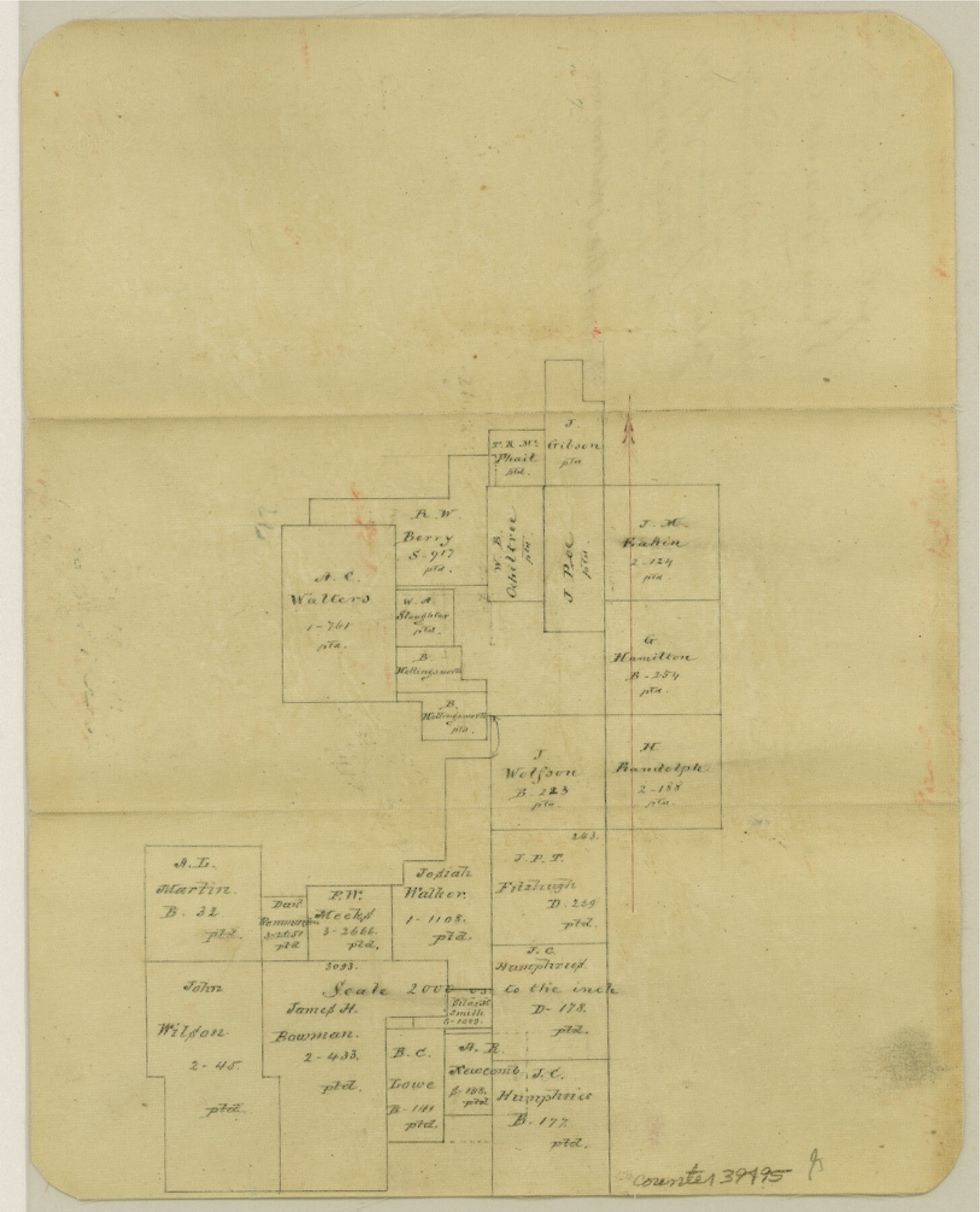 39495, Van Zandt County Sketch File 42, General Map Collection