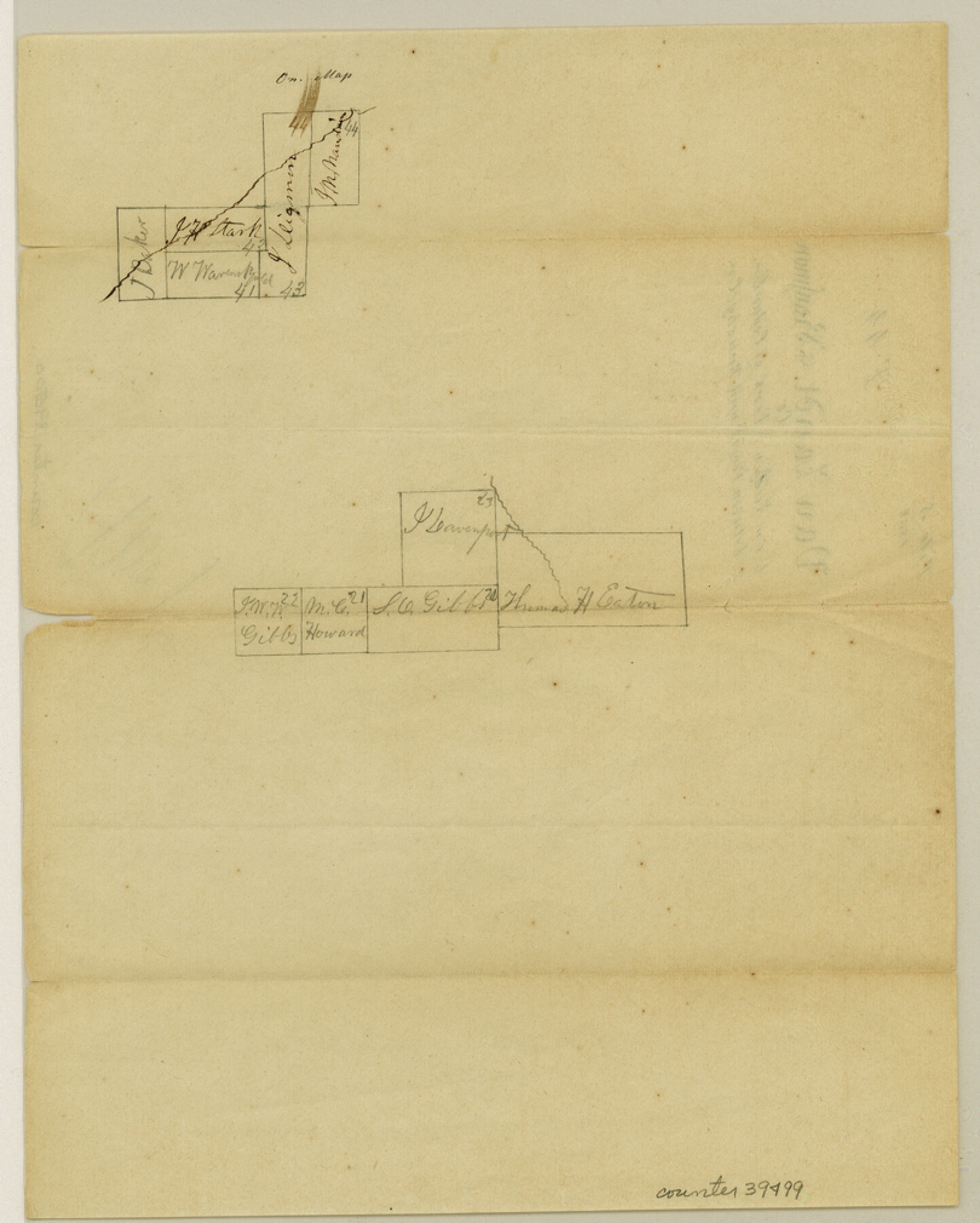 39499, Van Zandt County Sketch File 44, General Map Collection