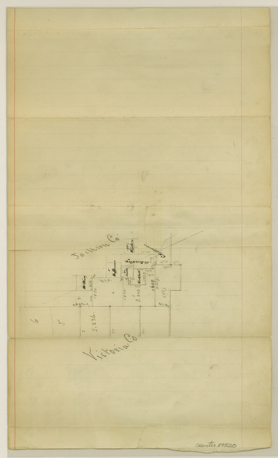 39520, Victoria County Sketch File 5, General Map Collection