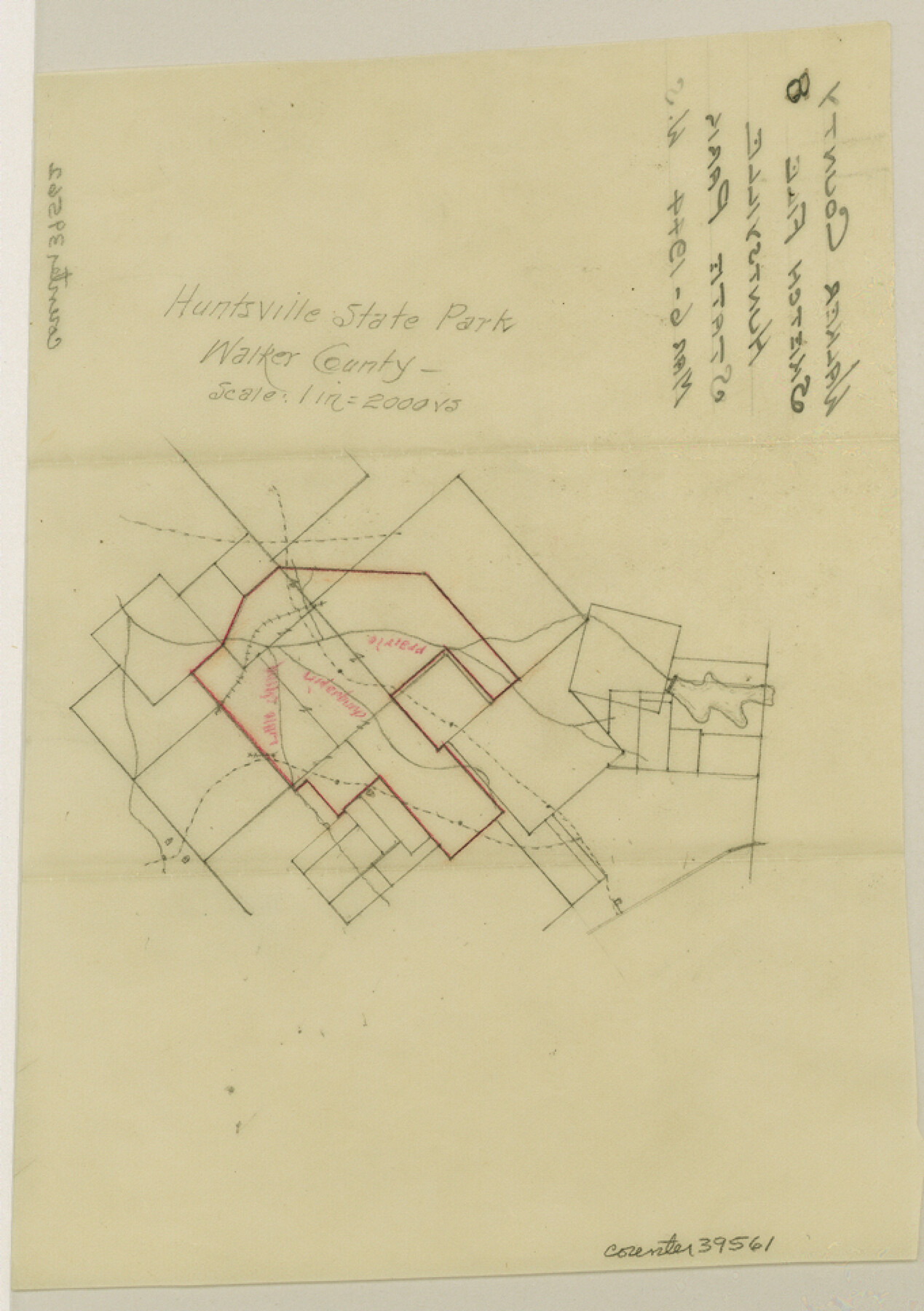 39561, Walker County Sketch File 8, General Map Collection