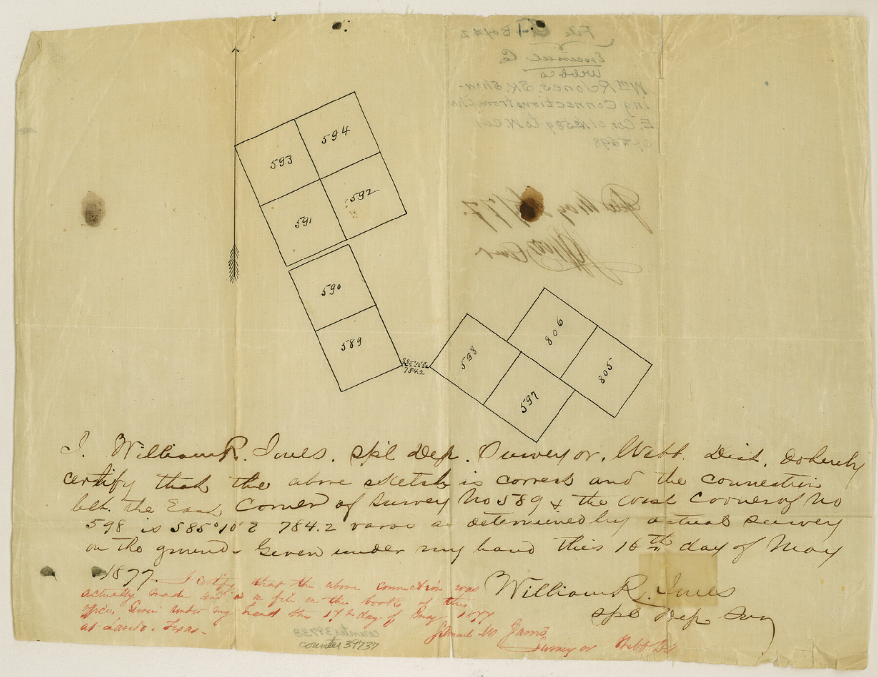 39737, Webb County Sketch File 6-1, General Map Collection