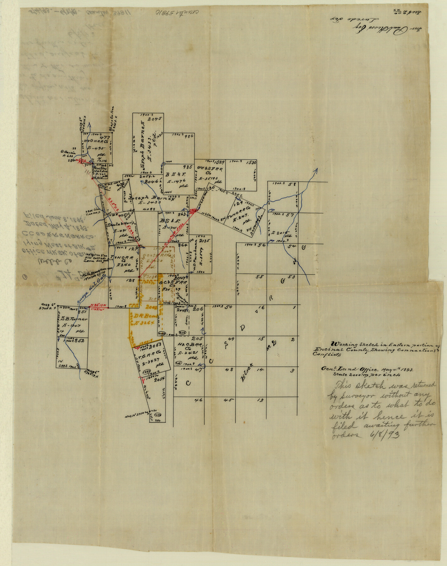 39810, Webb County Sketch File 14a, General Map Collection