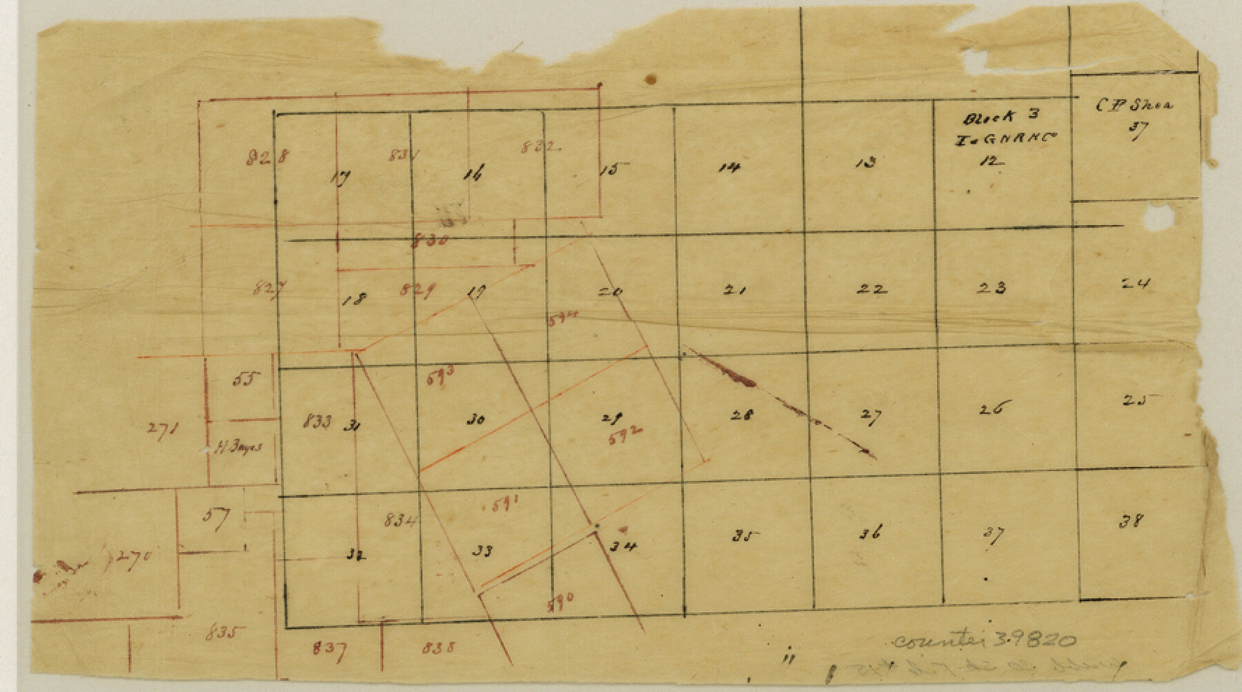 39820, Webb County Sketch File 15, General Map Collection