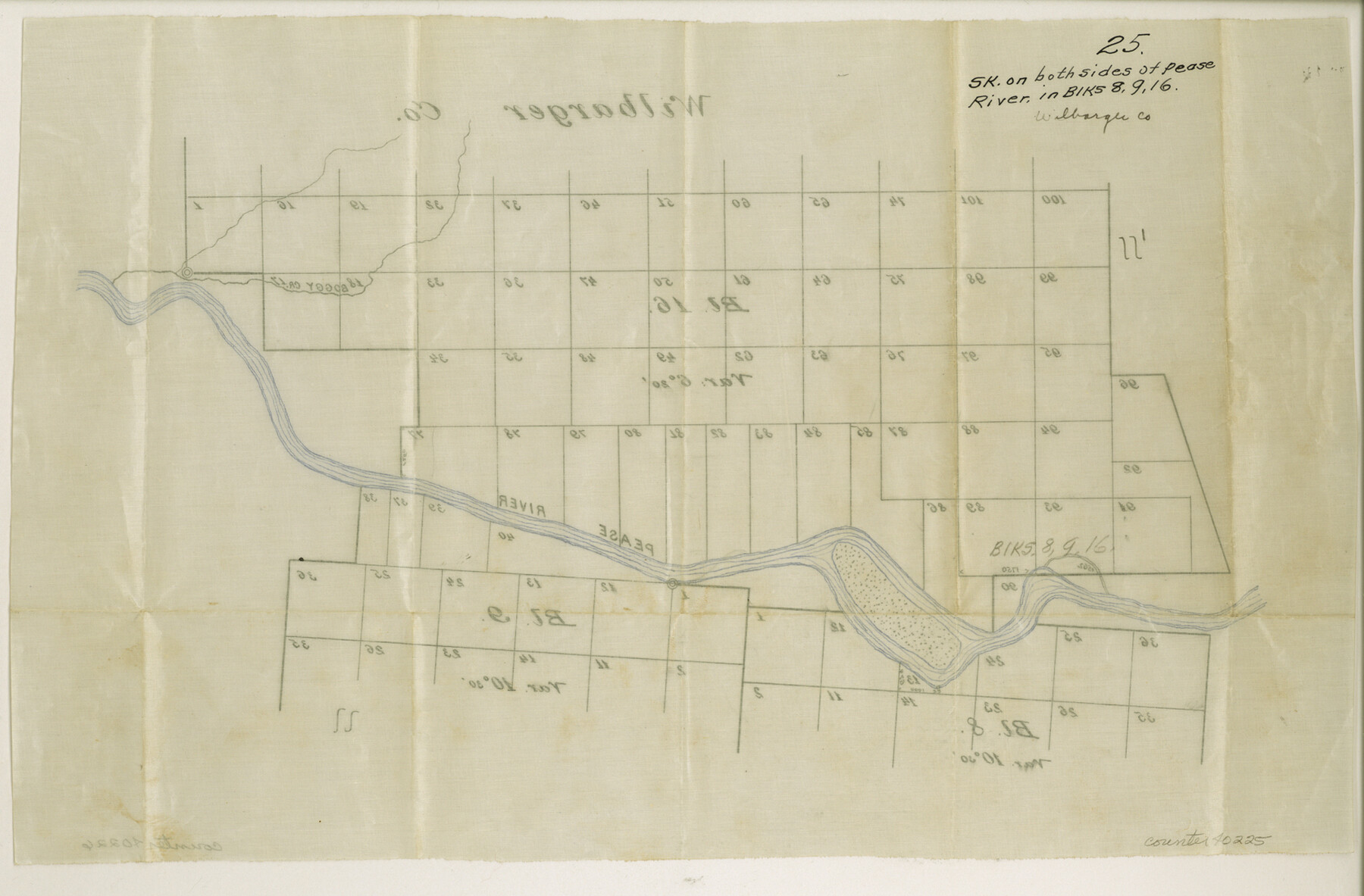 40225, Wilbarger County Sketch File 25, General Map Collection