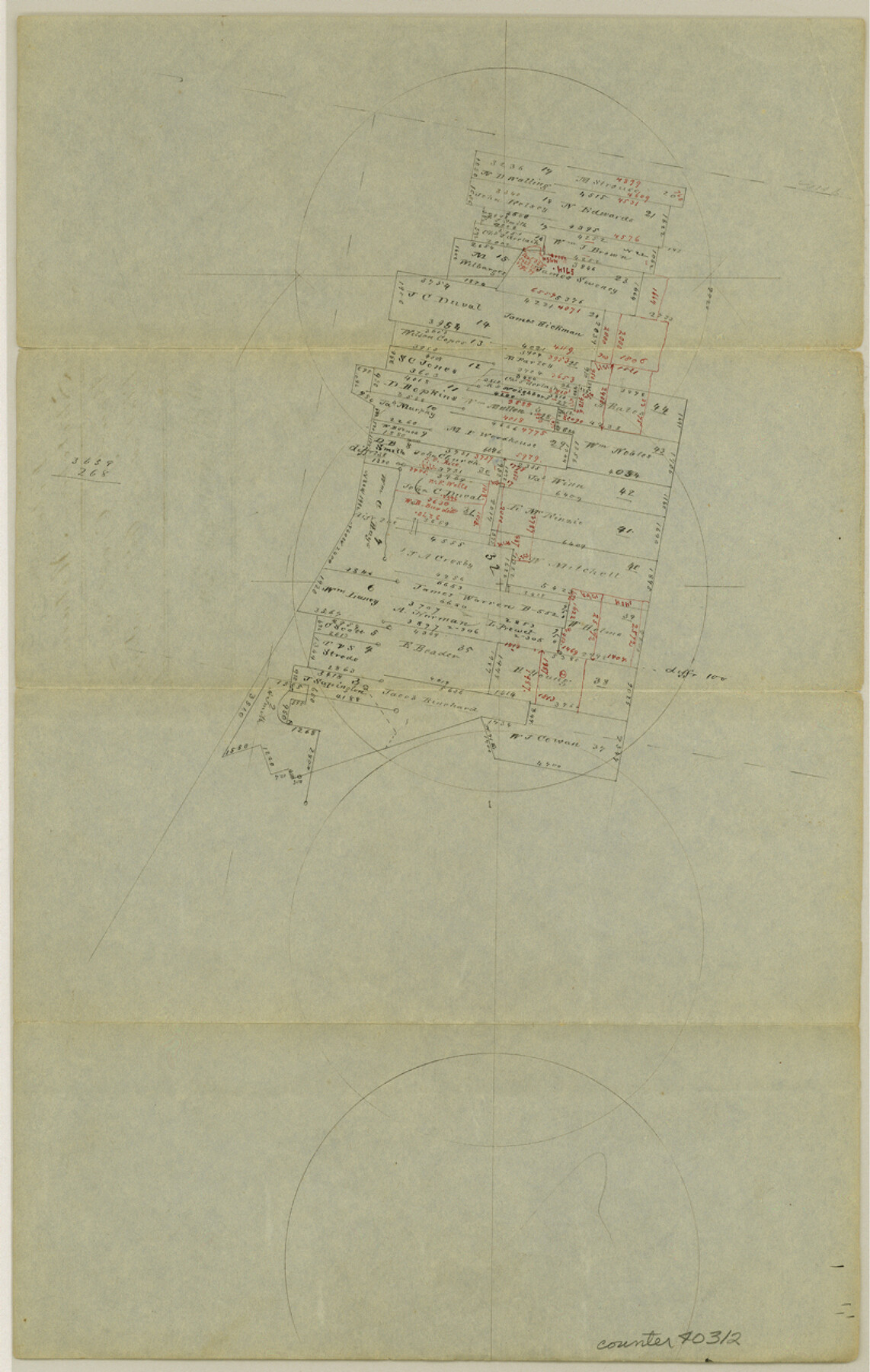 40312, Williamson County Sketch File 5a, General Map Collection