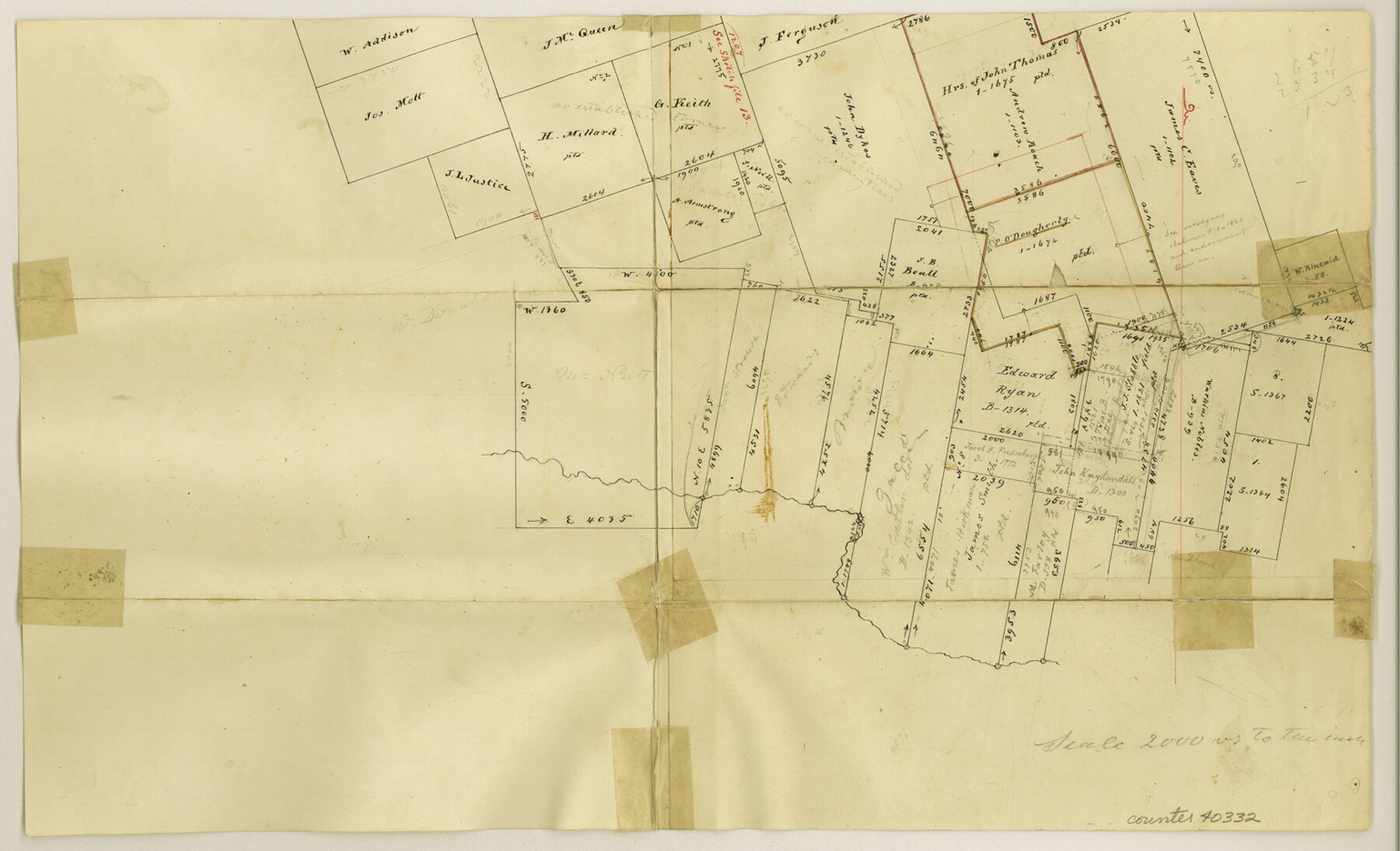 40332, Williamson County Sketch File 14, General Map Collection