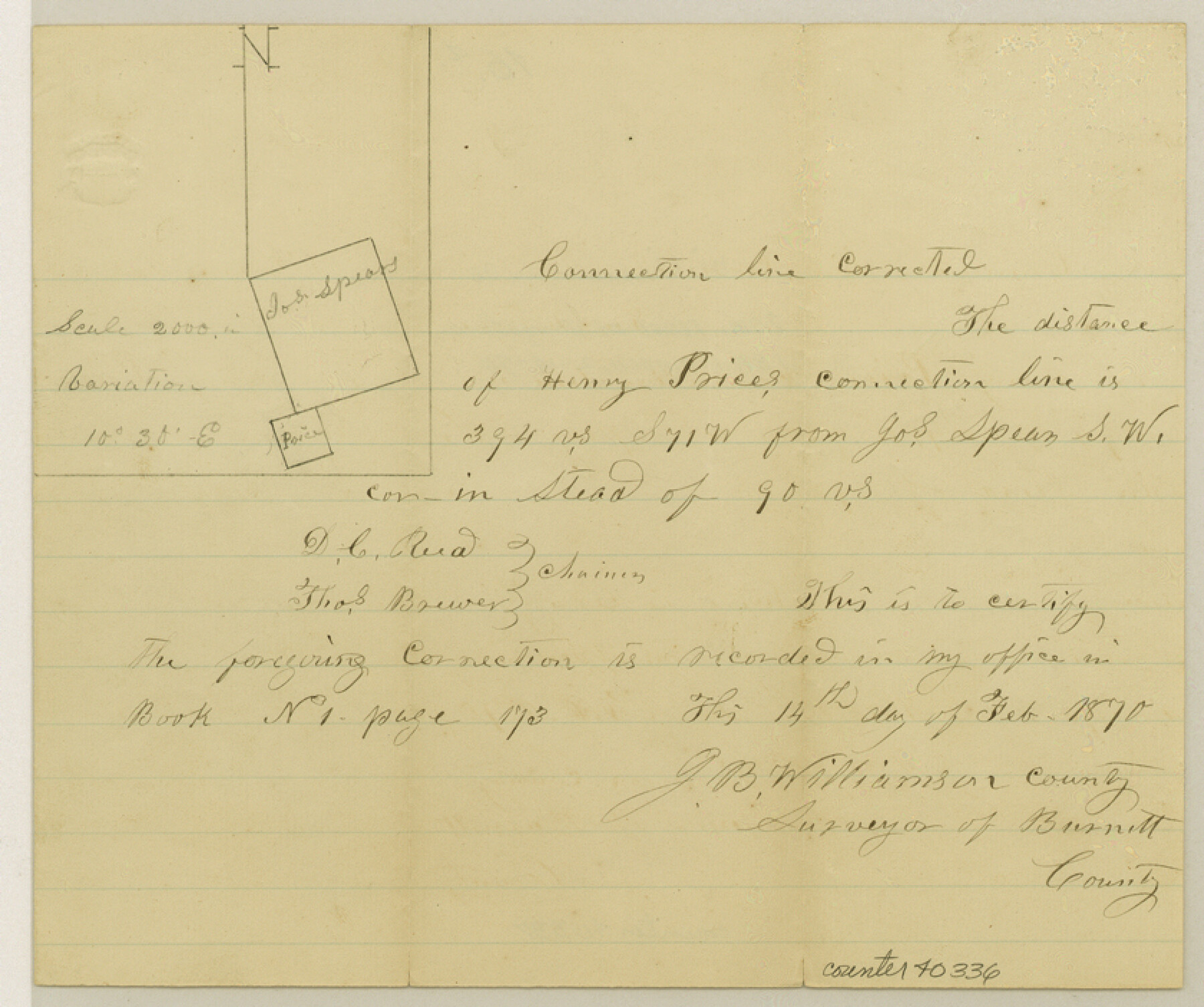 40336, Williamson County Sketch File 16a, General Map Collection