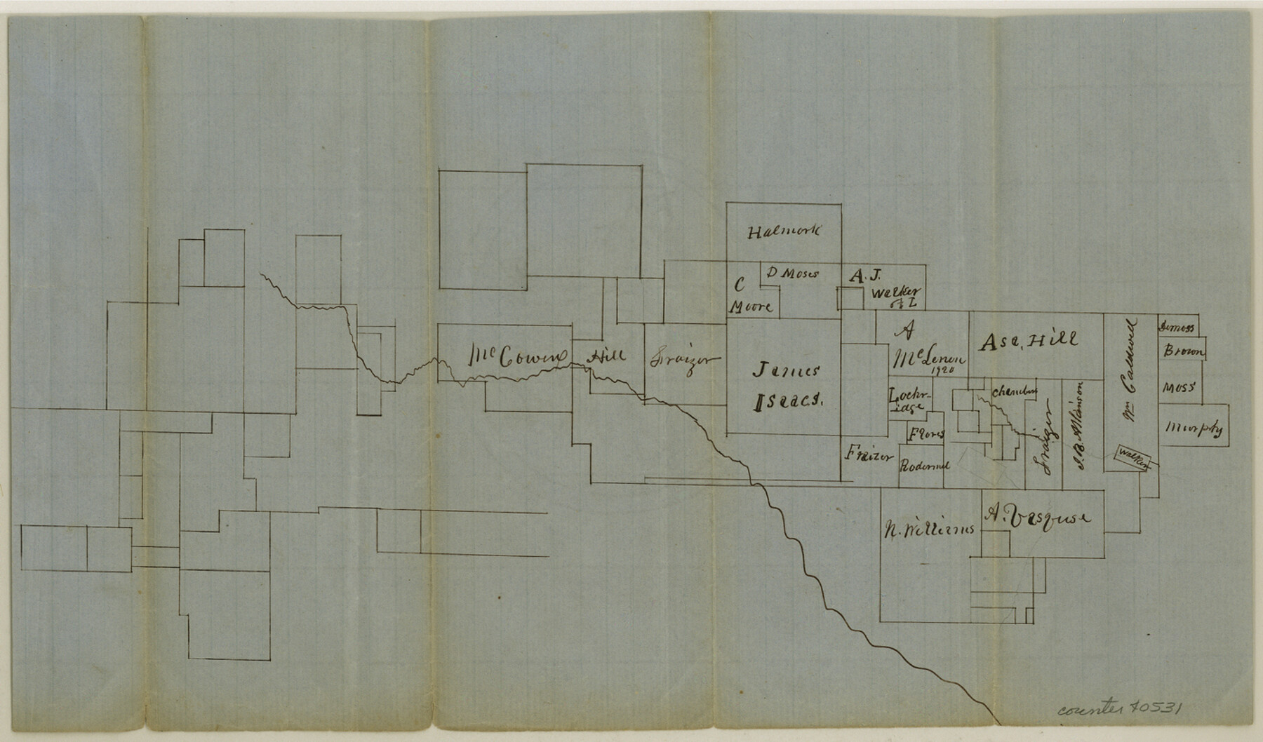 40531, Wise County Sketch File 5, General Map Collection