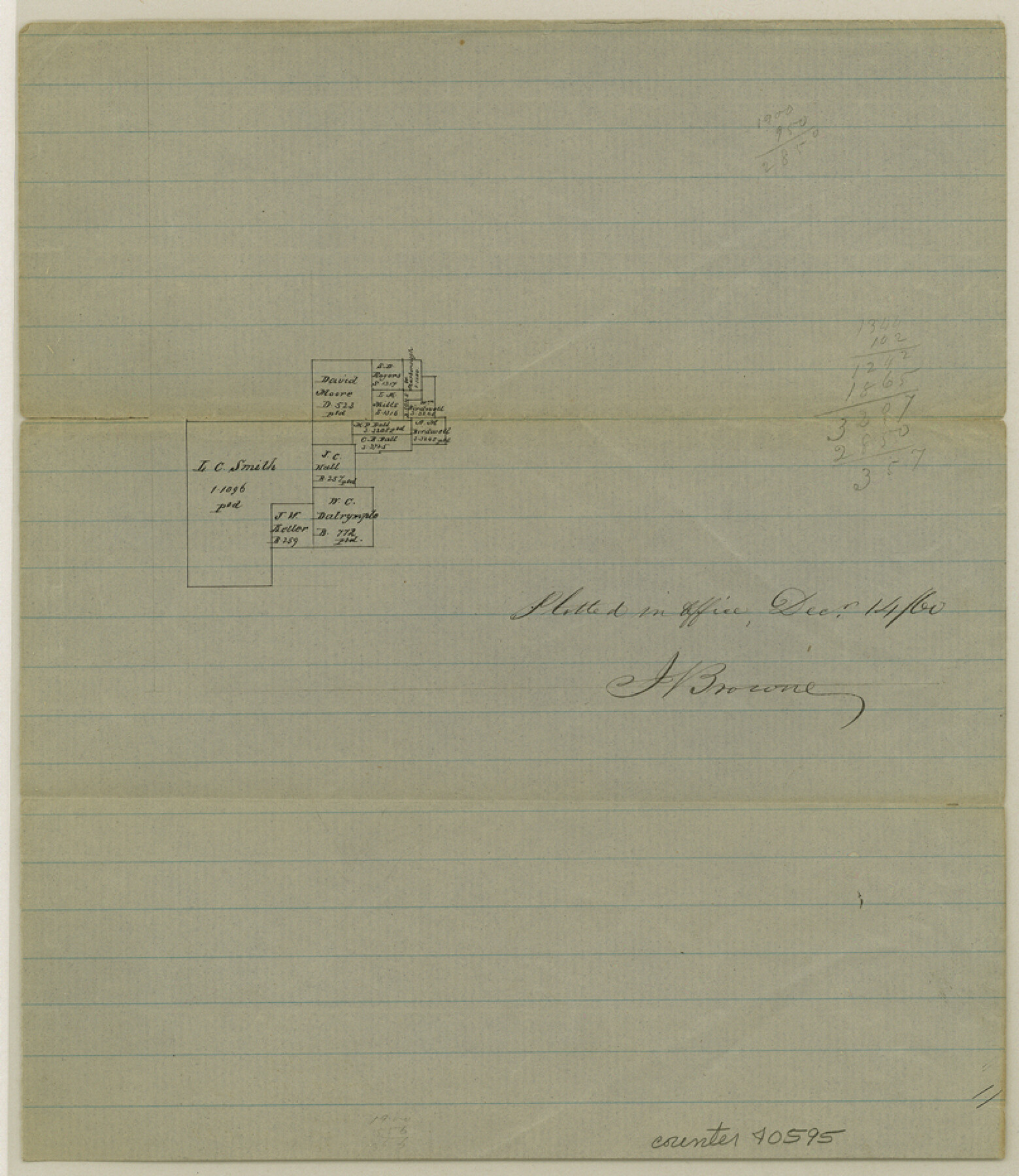 40595, Wise County Sketch File 39, General Map Collection