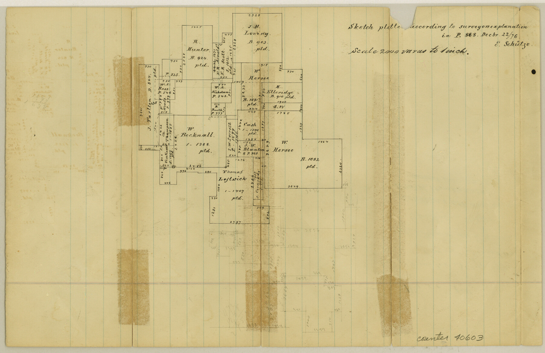 40603, Wise County Sketch File 43, General Map Collection