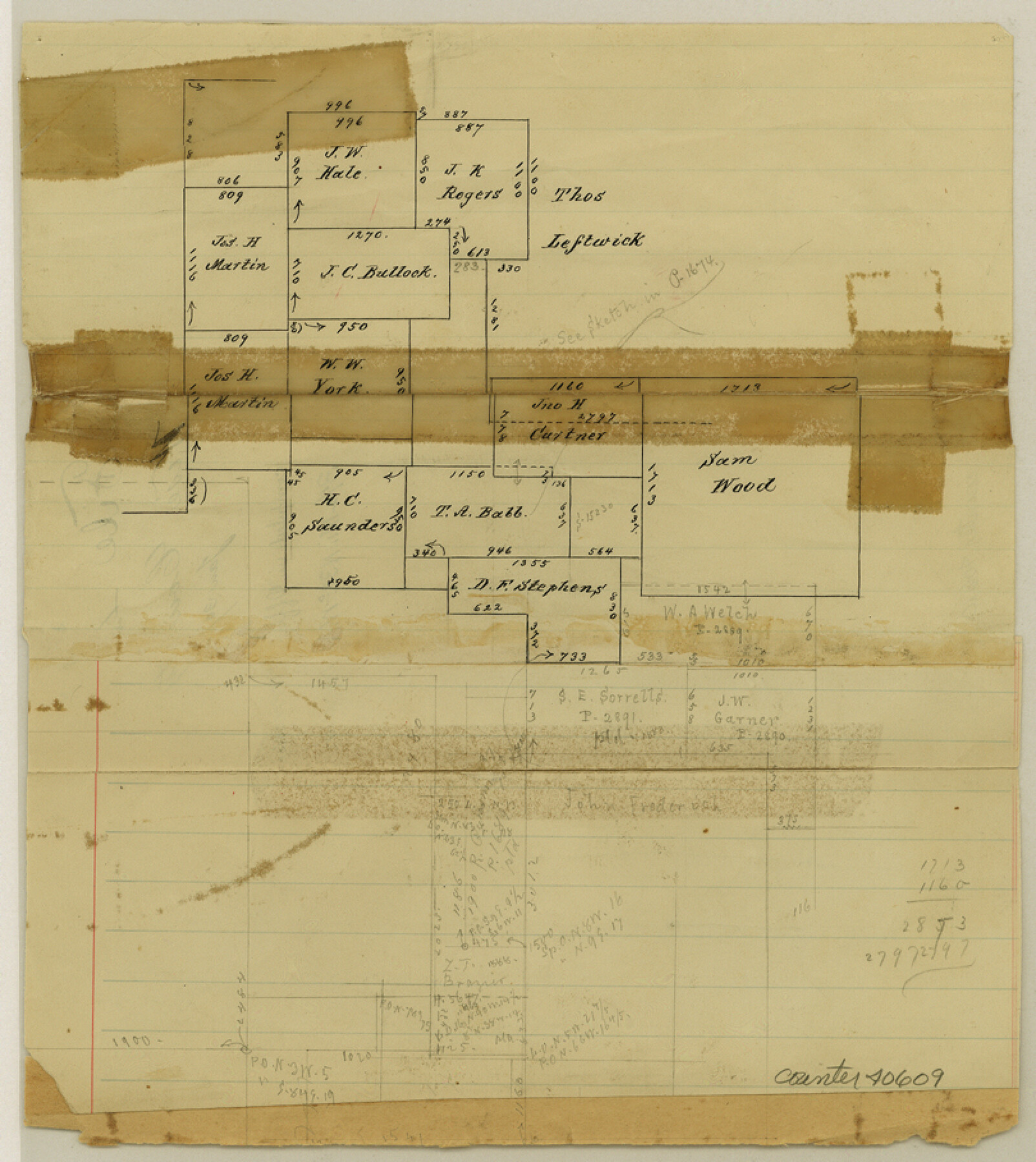 40609, Wise County Sketch File A, General Map Collection