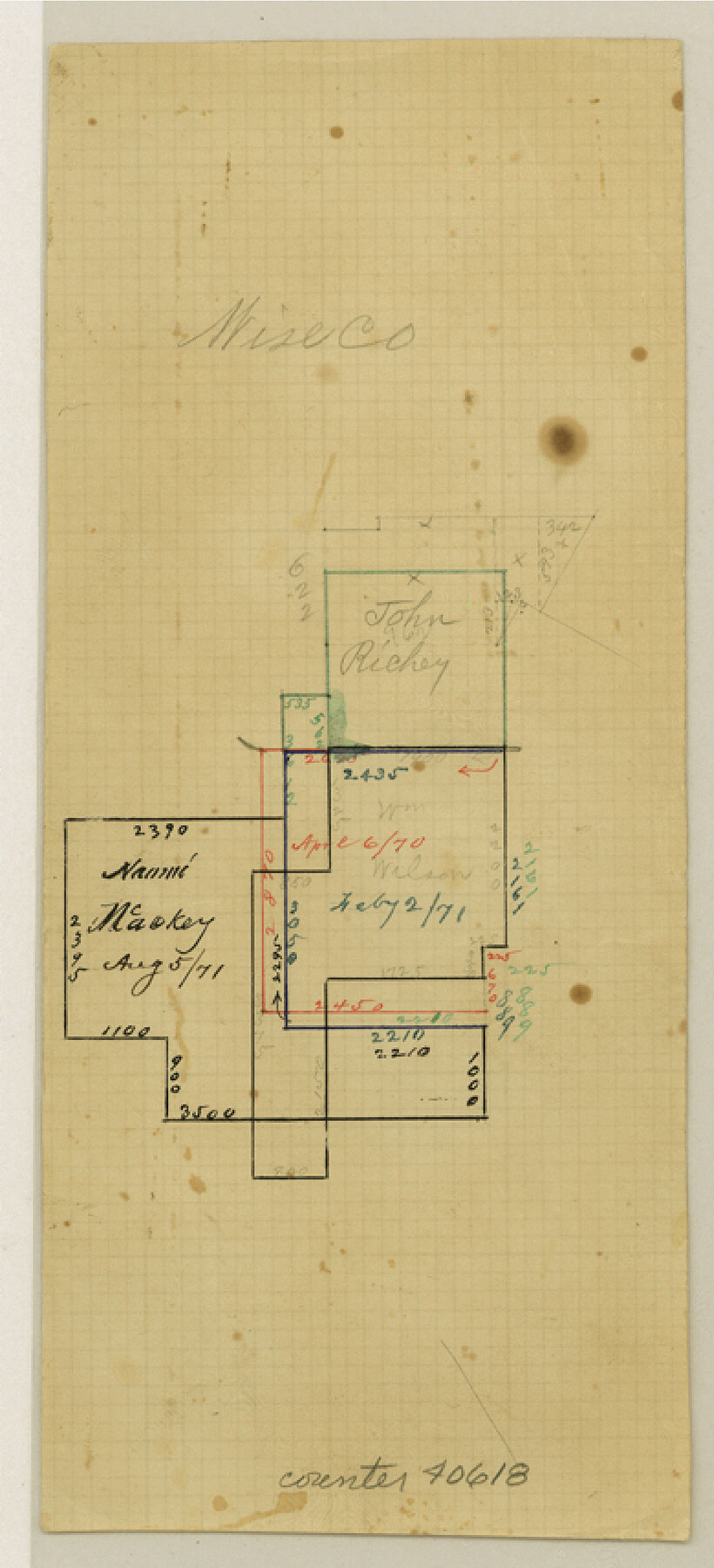 40618, Wise County Sketch File 51, General Map Collection