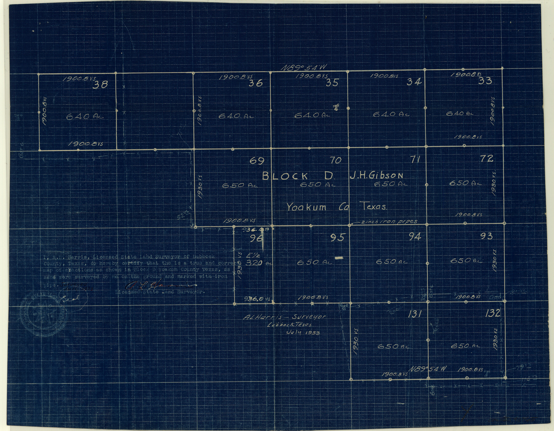 40765, Yoakum County Sketch File 12, General Map Collection