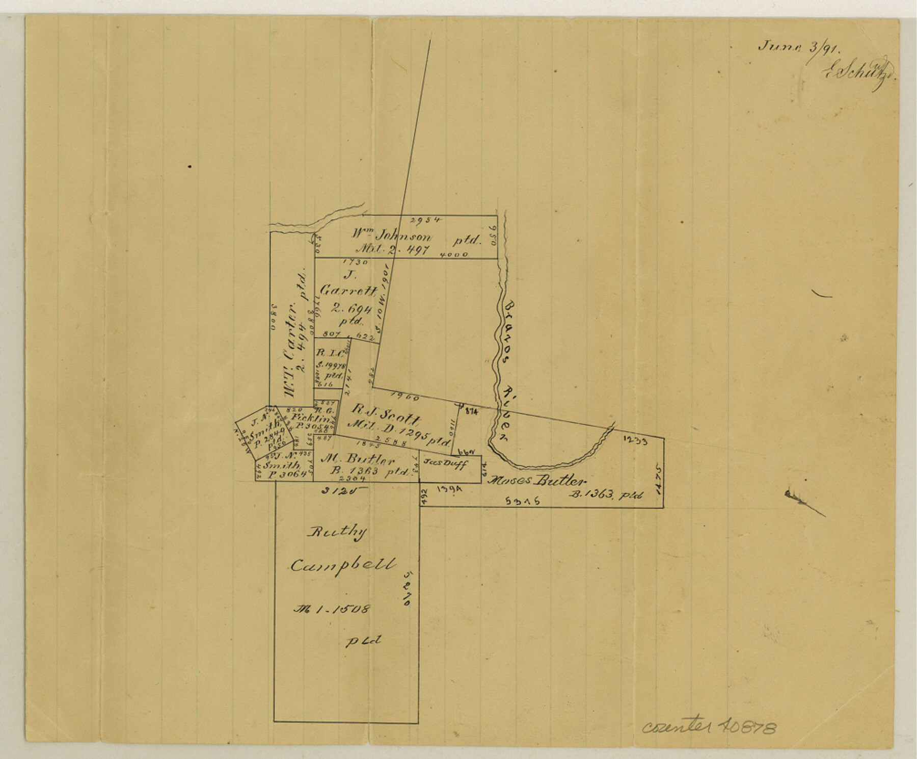 40878, Young County Sketch File 13, General Map Collection