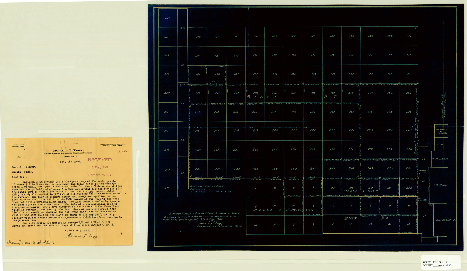 42129, Moore County Sketch File 11, General Map Collection